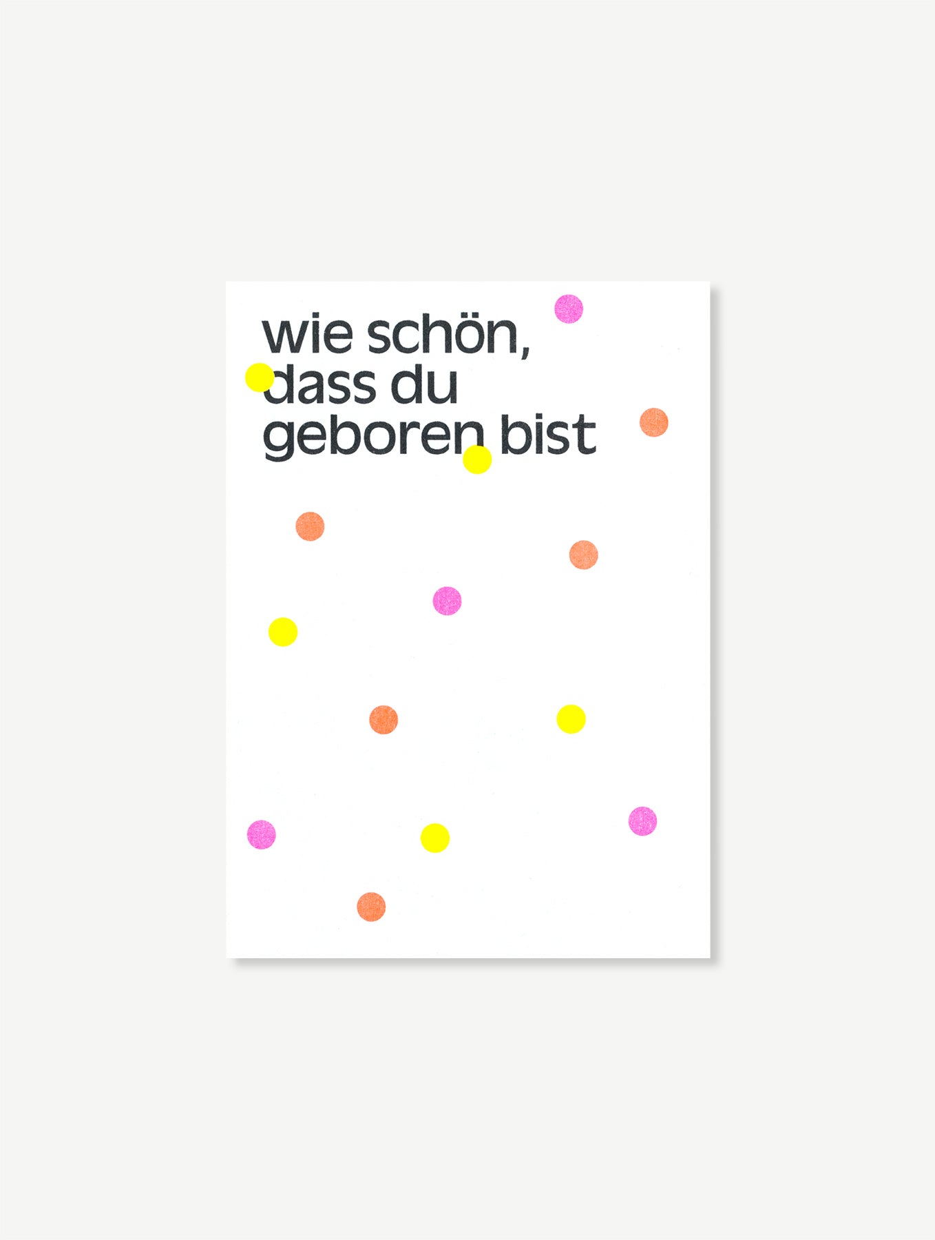 Postkarte "Wie schön"