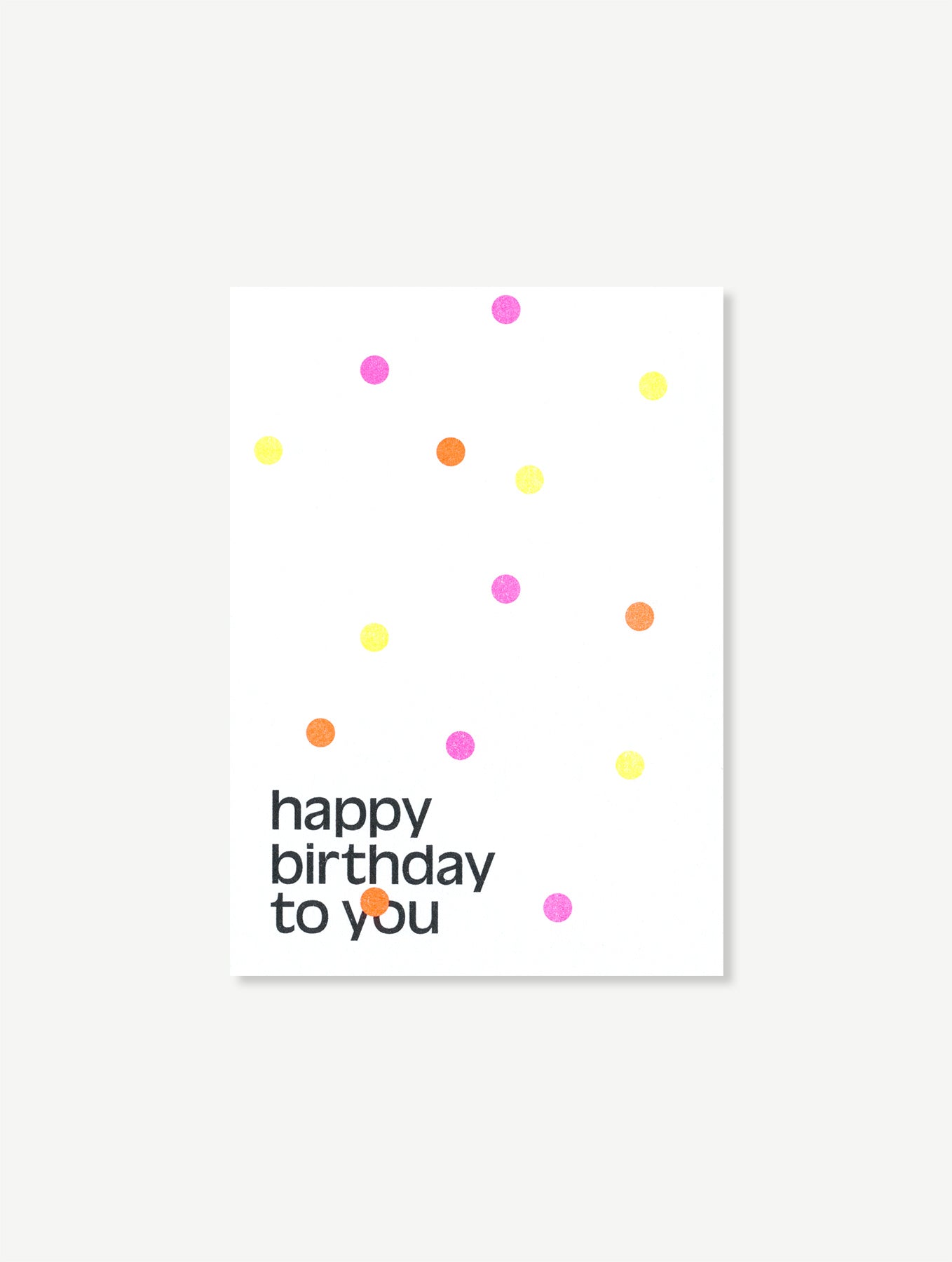 Postkarte "Happy Dots"