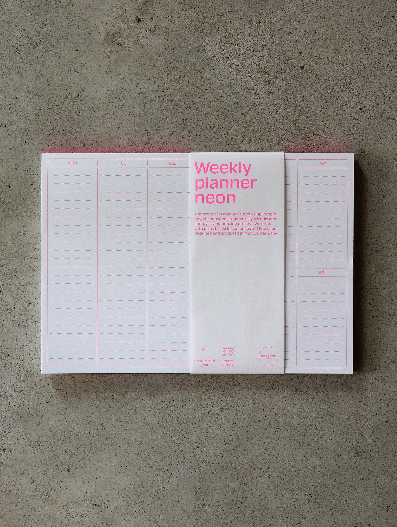 Wochenplaner "Neon"
