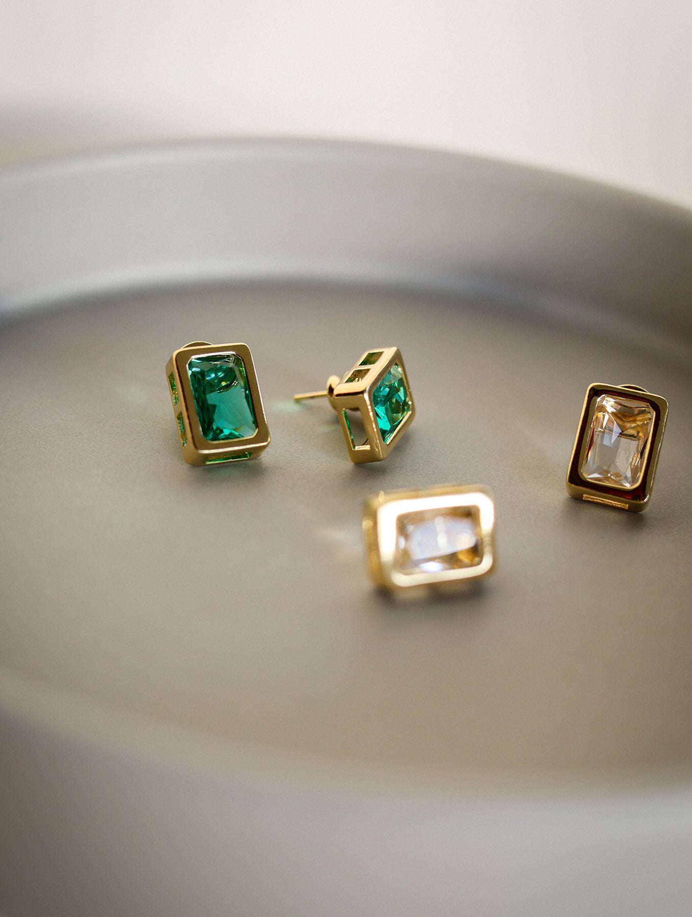 Earring "Iolanda" - Rhodium