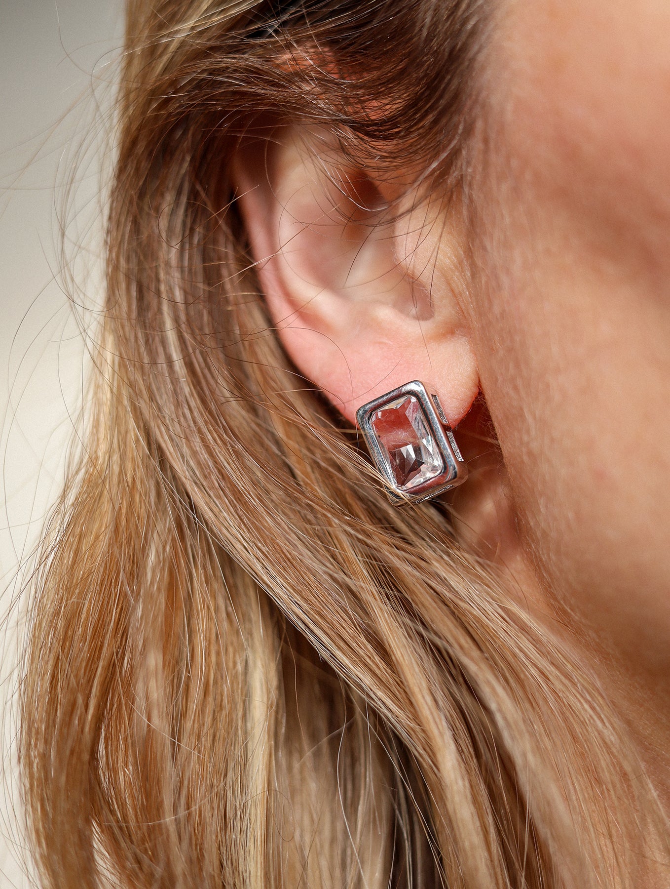 Earring "Iolanda" - Rhodium