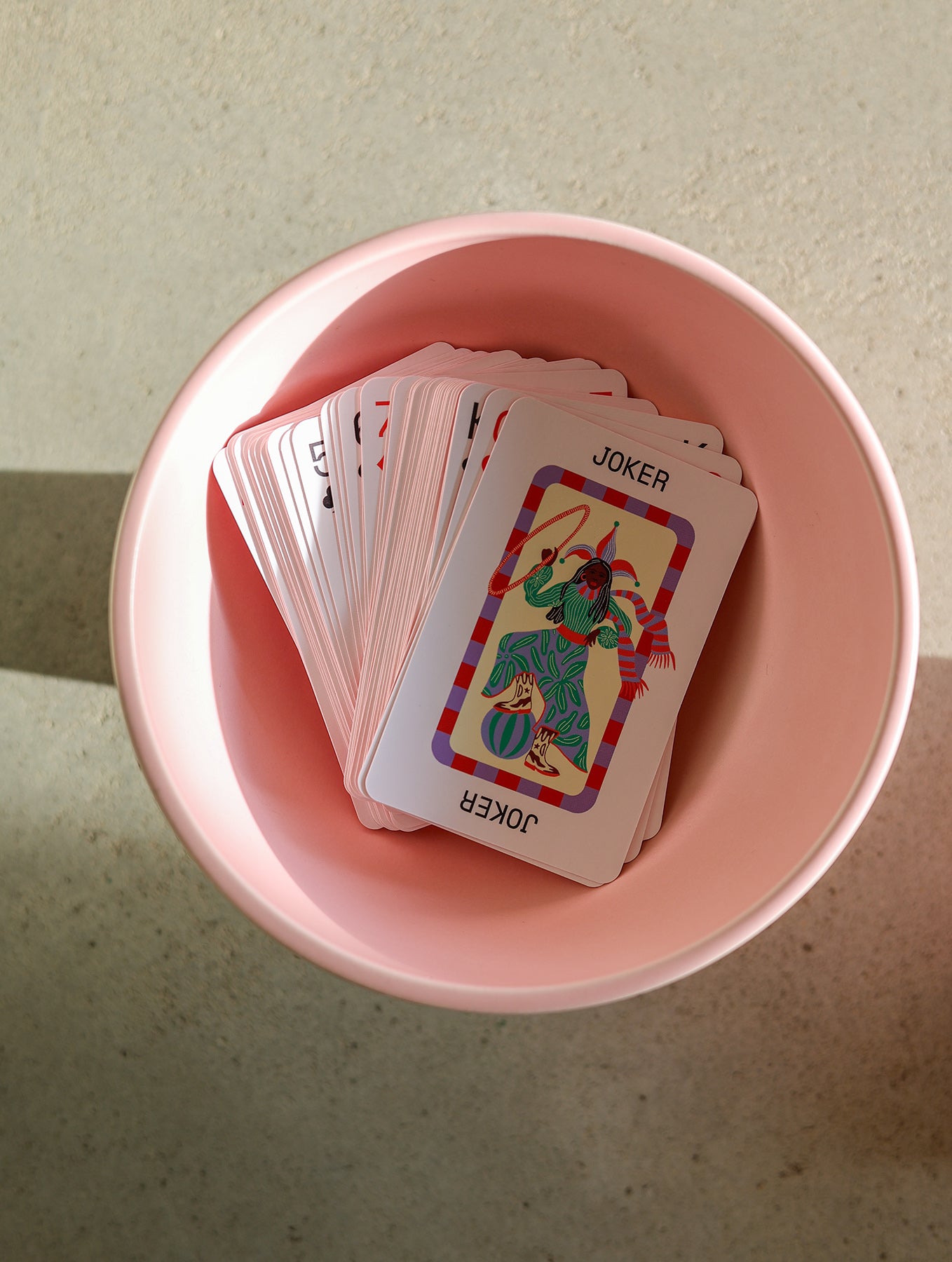 Spielkarten - Stripes – Red Pink