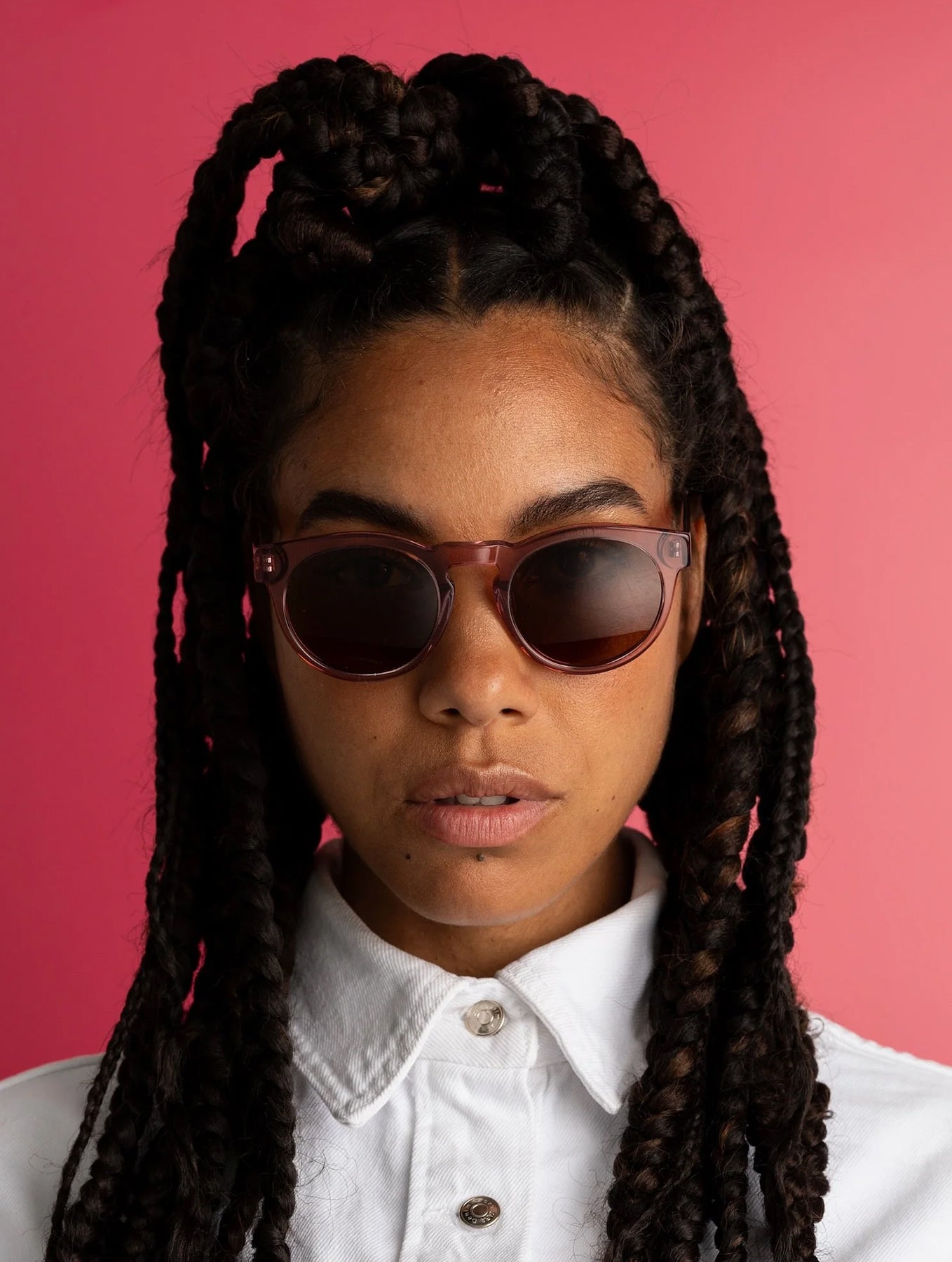 Sonnenbrille "Kiss the Sun" - Rosé
