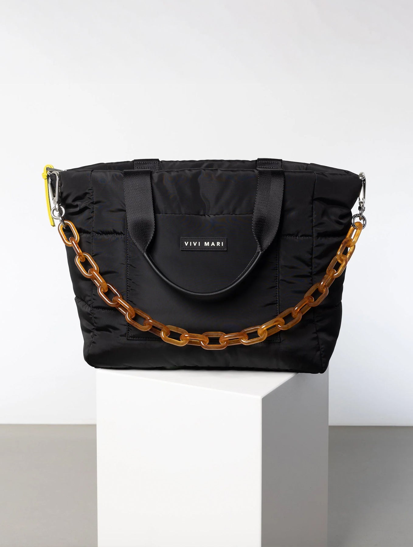 Strap Acrylic Chain - Amber | Short