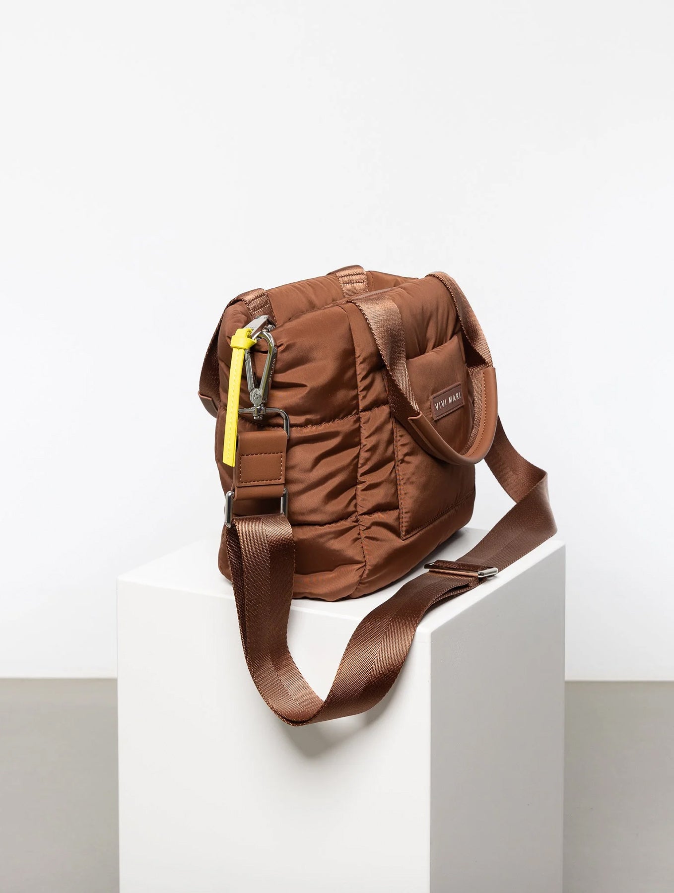 Padded Tote Bag Small - Tan