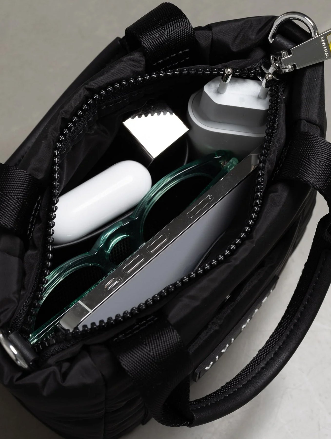 Padded Tote Bag Mini - Tan