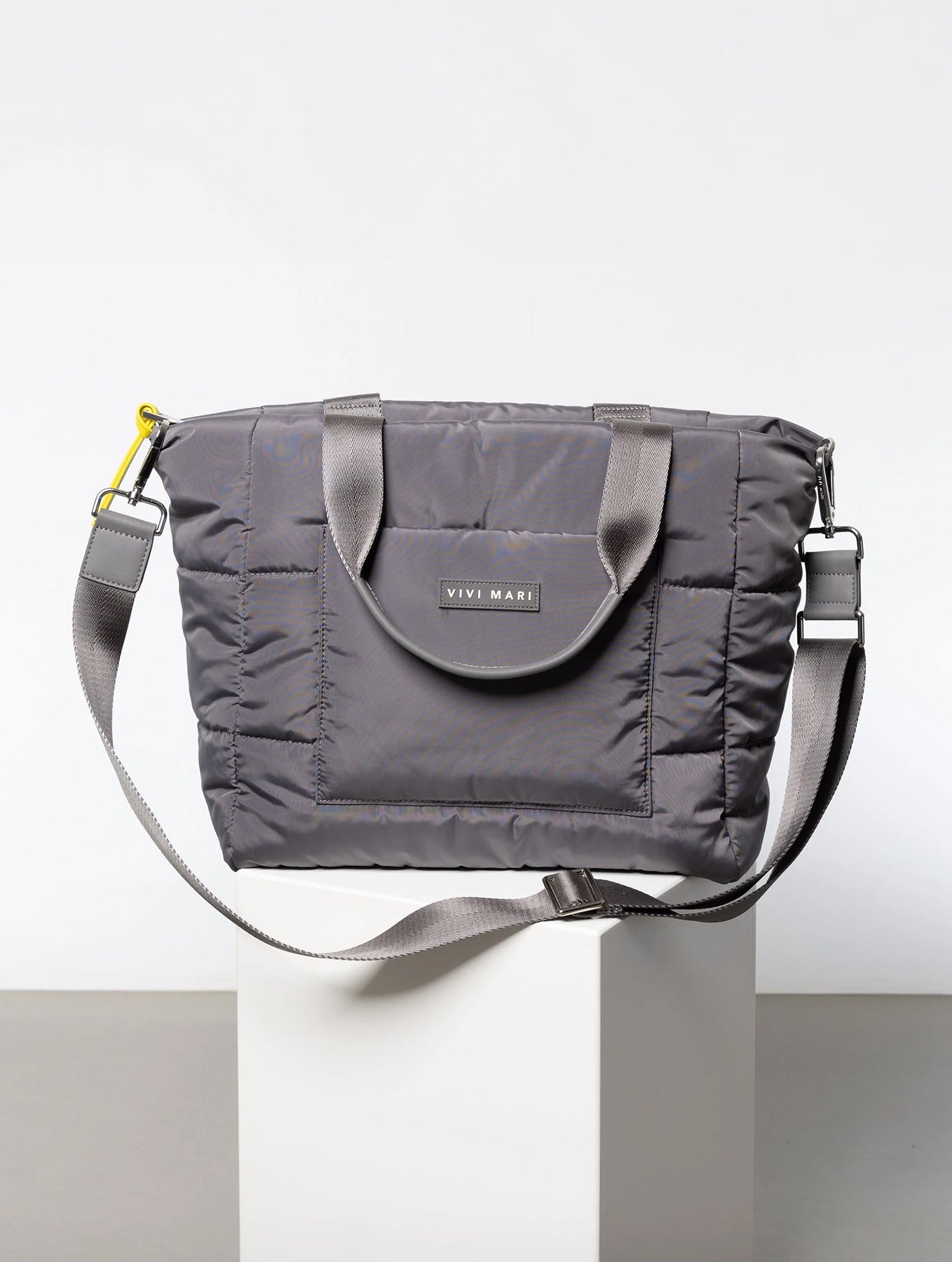 Padded Tote Bag Medium - Taupe