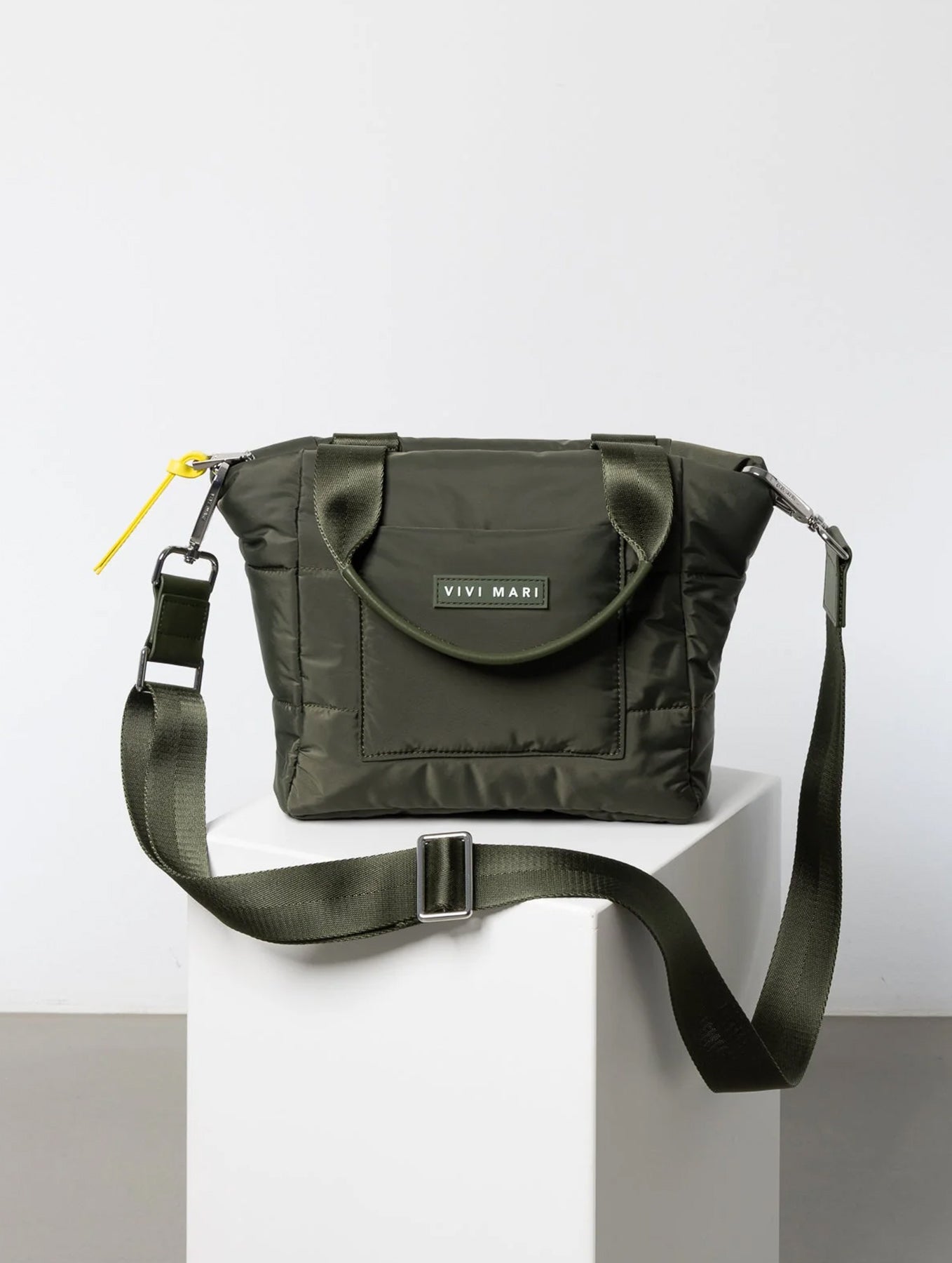 Padded Tote Bag Small - Olive