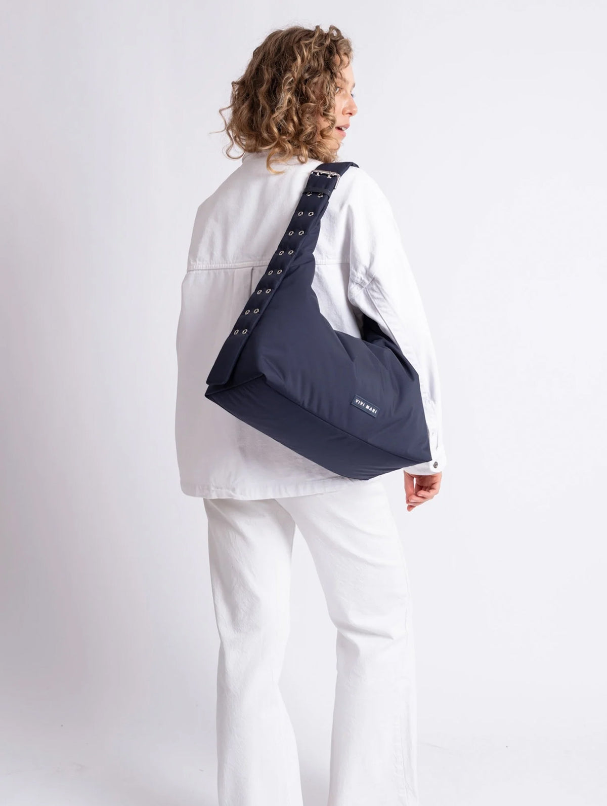 Buckle Bag Medium - Navy