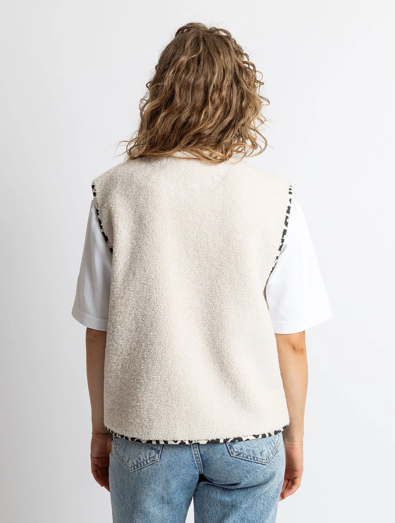 Teddy Fleece Vest - Sand