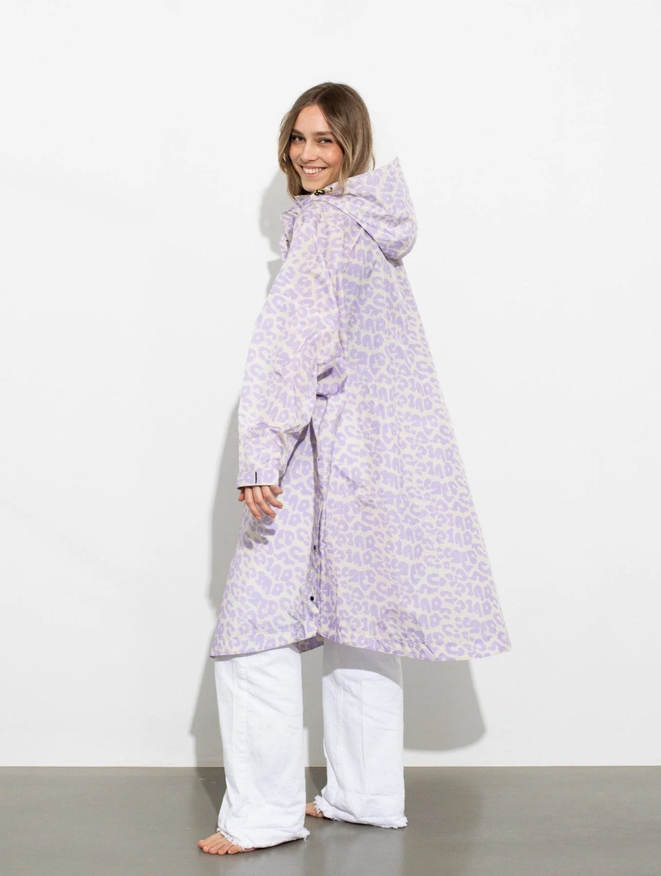 Raincoat - Leo Splashes Lavender/Grey