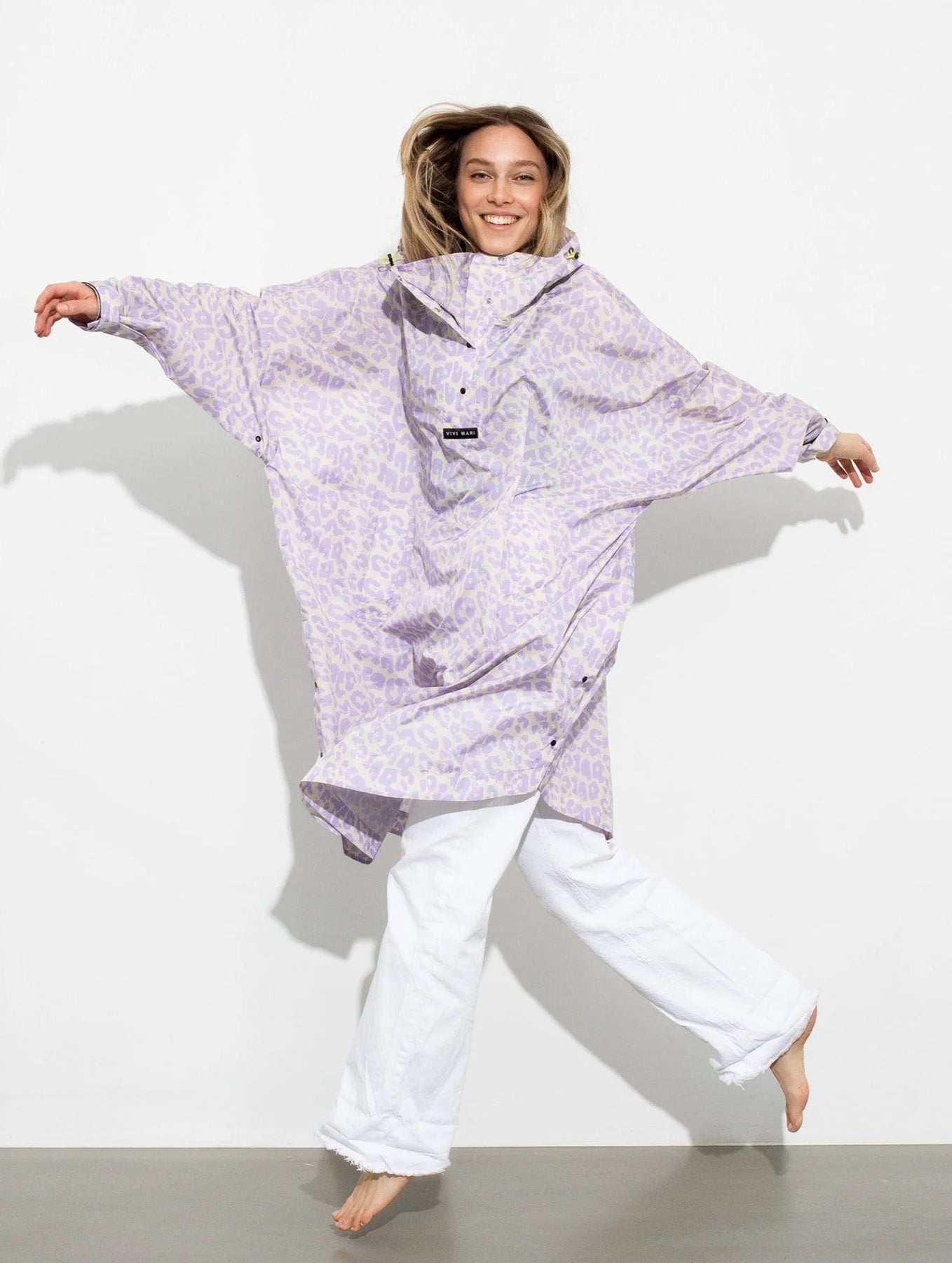 Raincoat - Leo Splashes Lavender/Grey