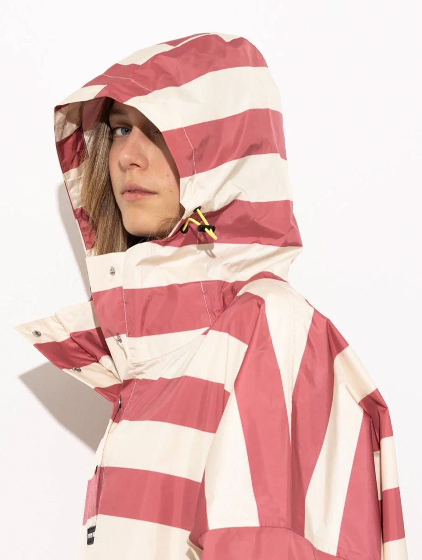 Raincoat Bold Stripes - Blush/Sand