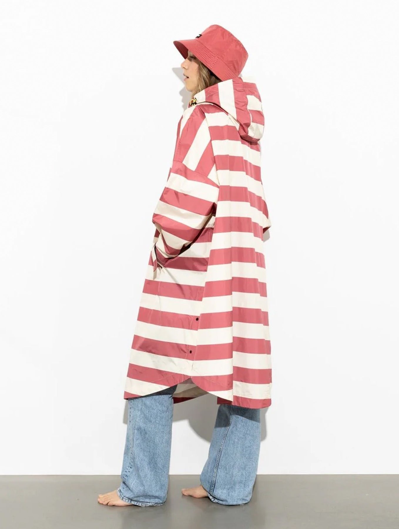 Raincoat Bold Stripes - Blush/Sand