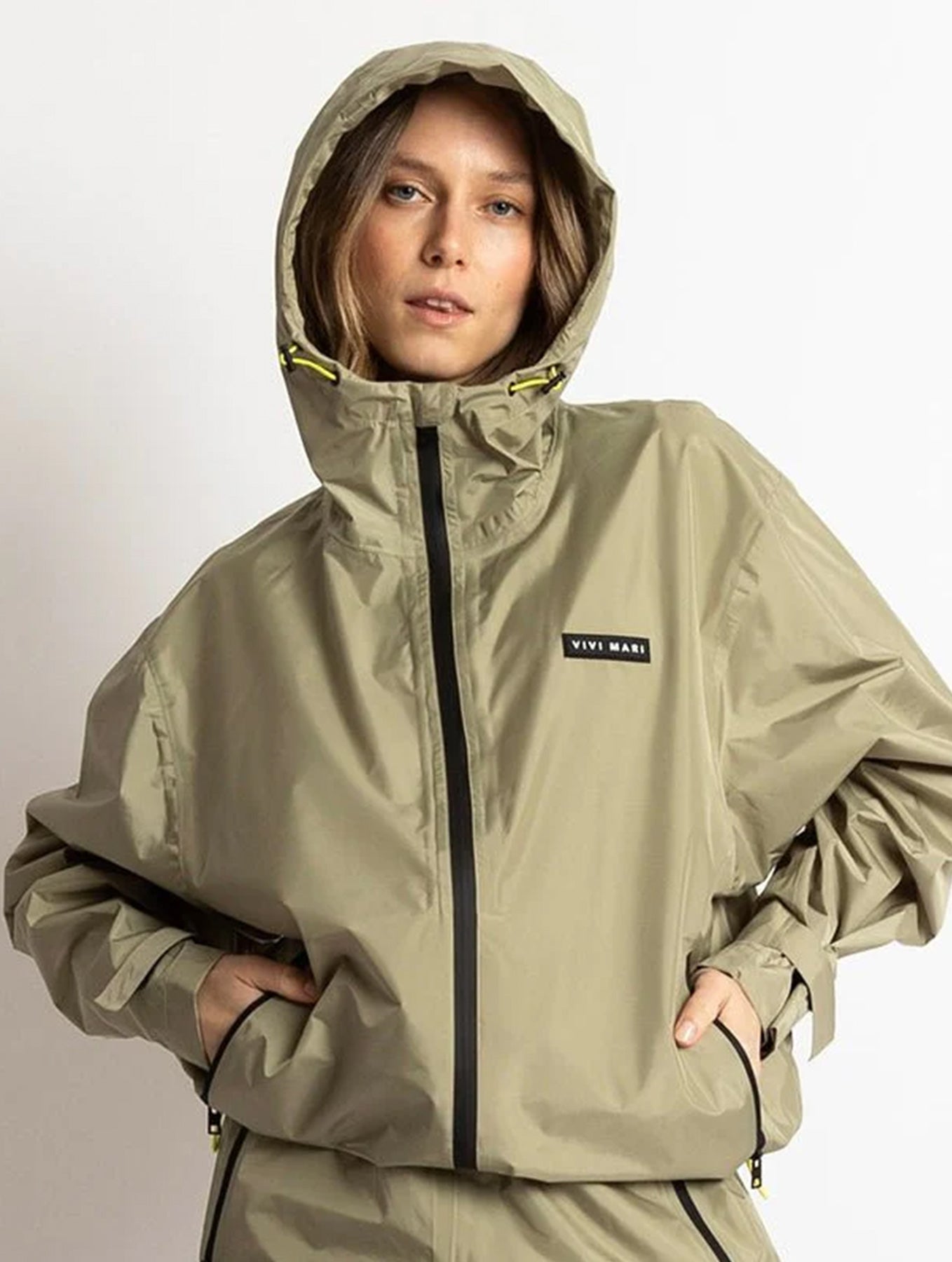 Rain Jacket - Solid Pale Olive