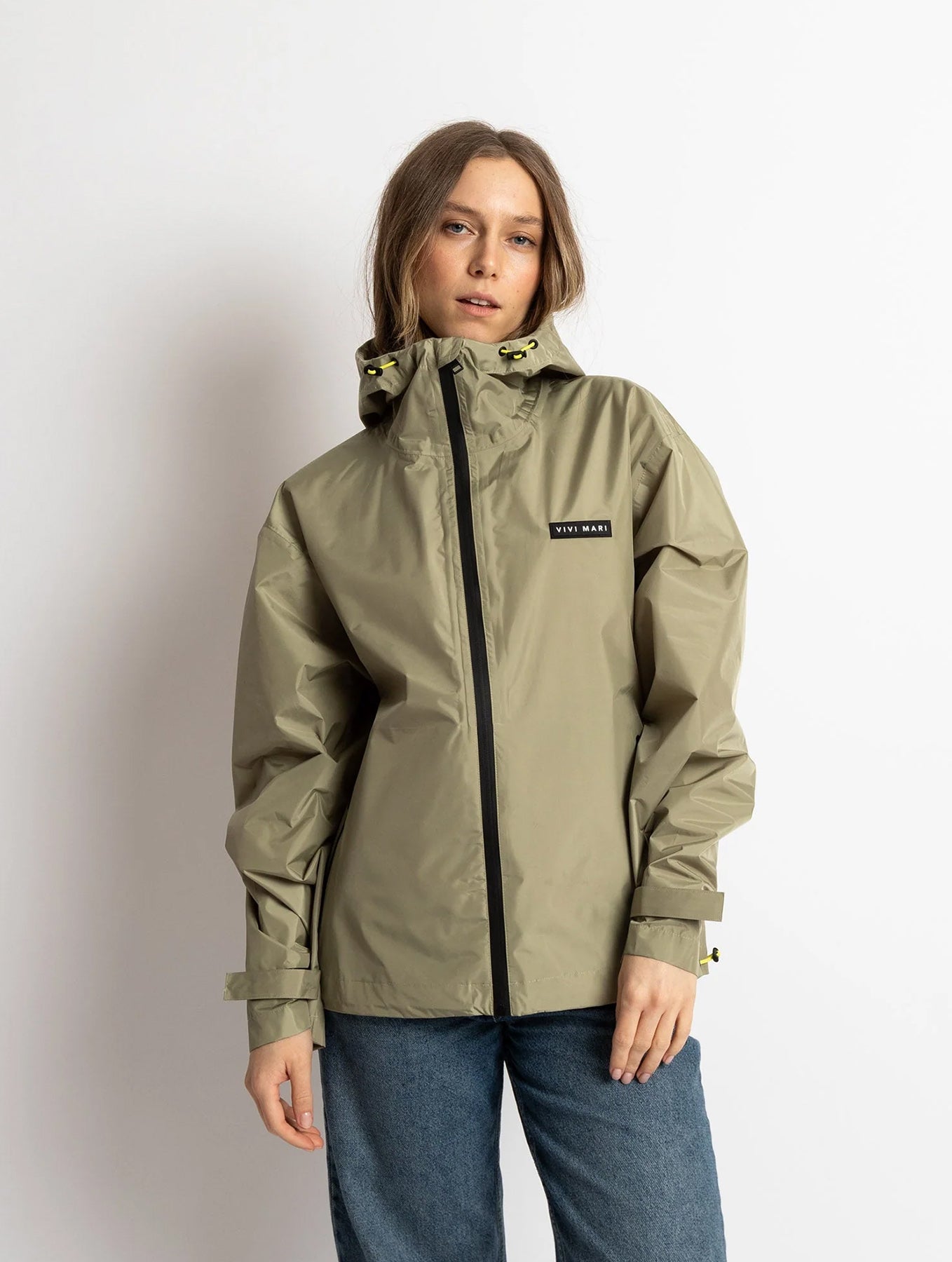 Rain Jacket - Solid Pale Olive