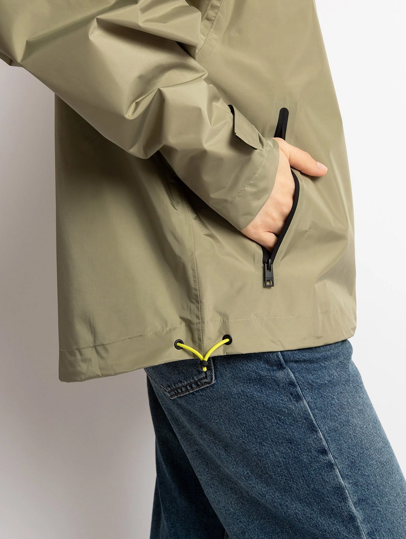 Rain Jacket - Solid Pale Olive