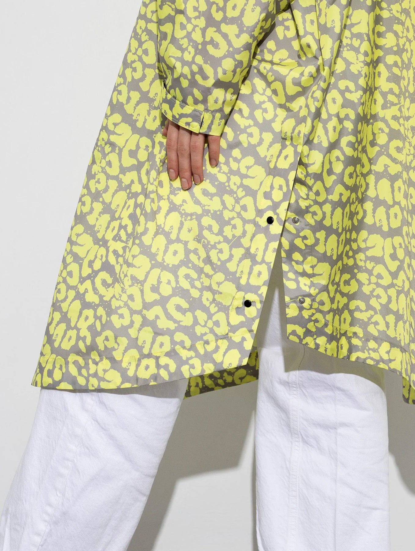 Raincoat - Leo Splashes Yellow/Grey