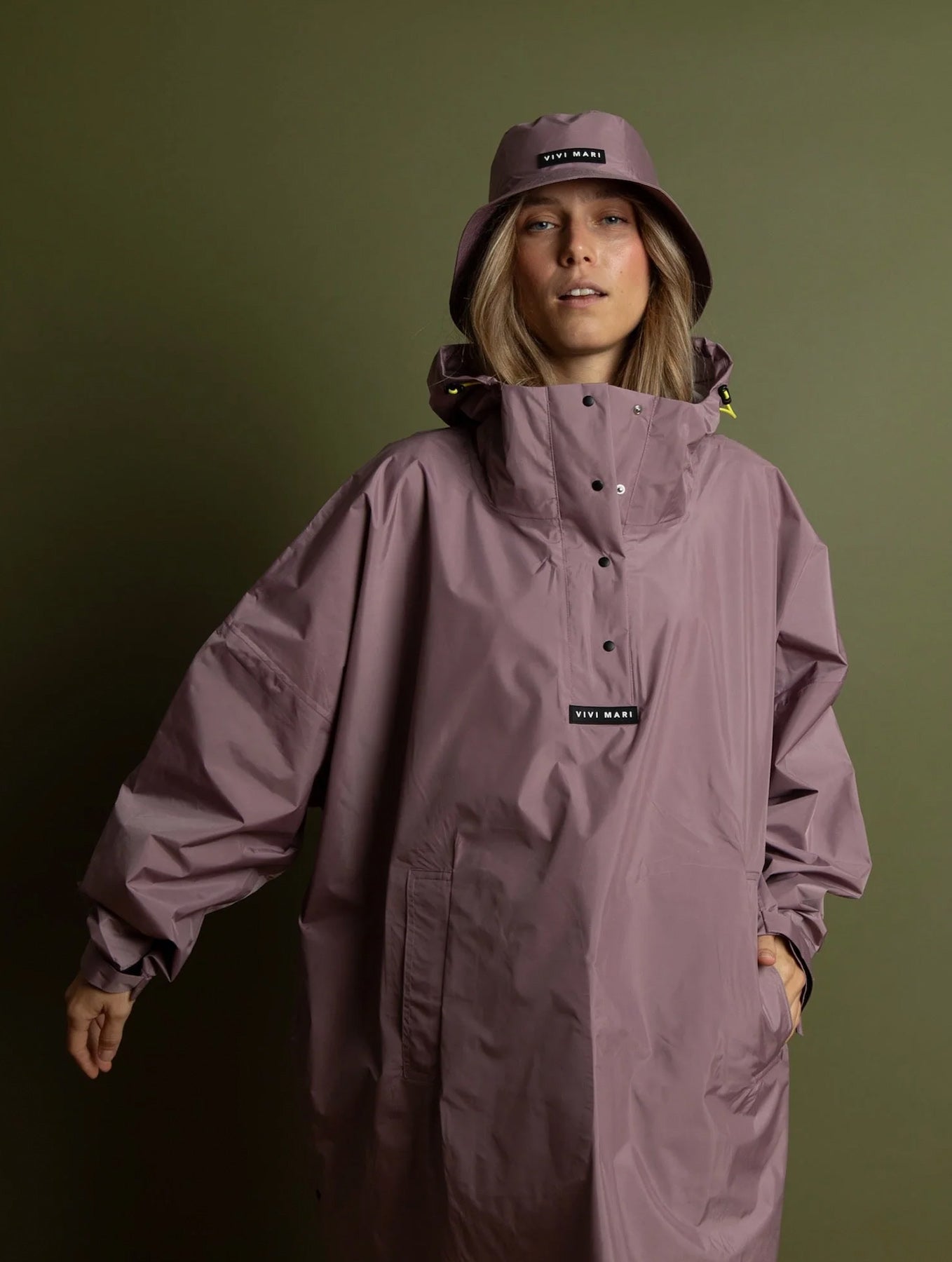 Raincoat - Solid Ash Plum