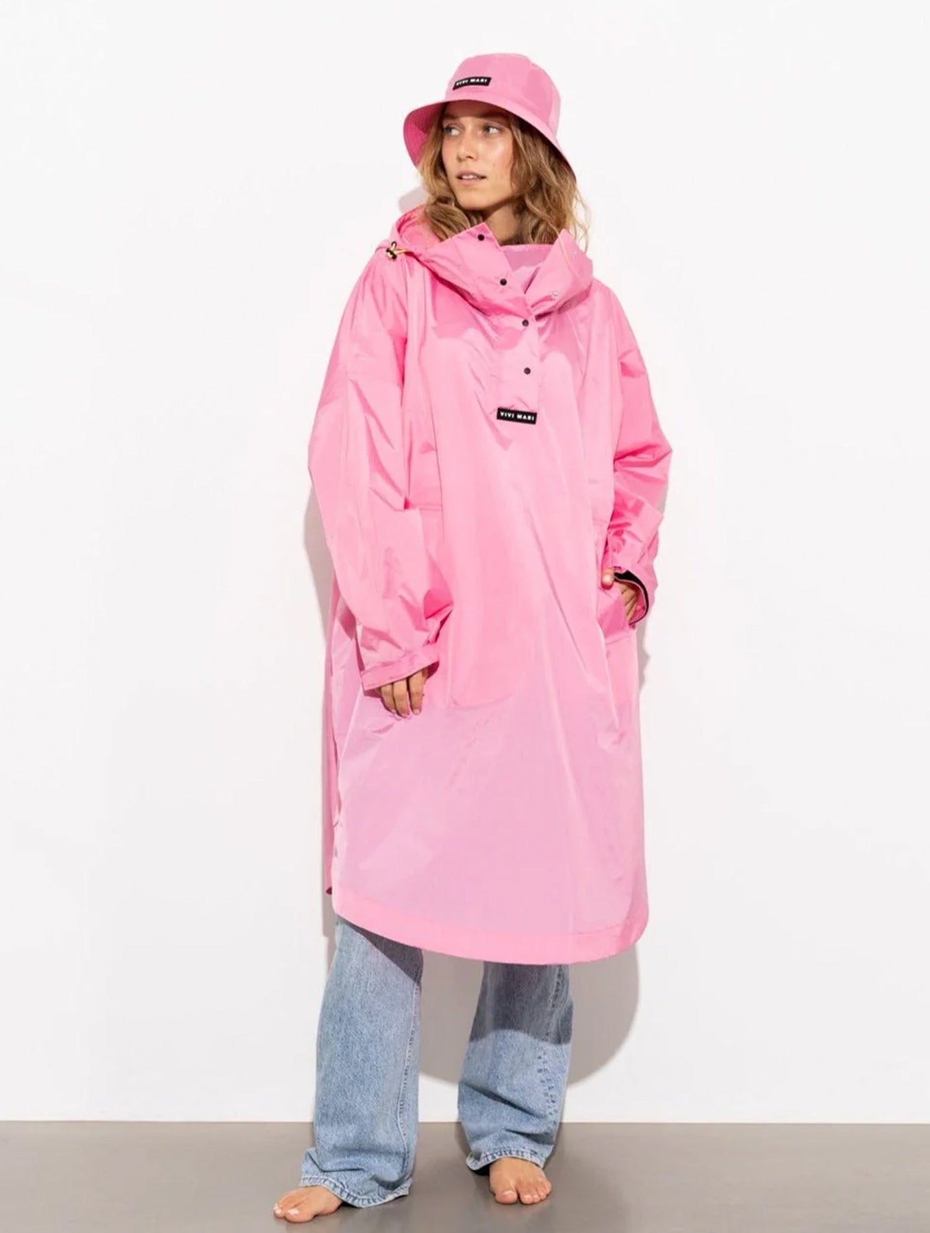Raincoat - Solid Soft Pink