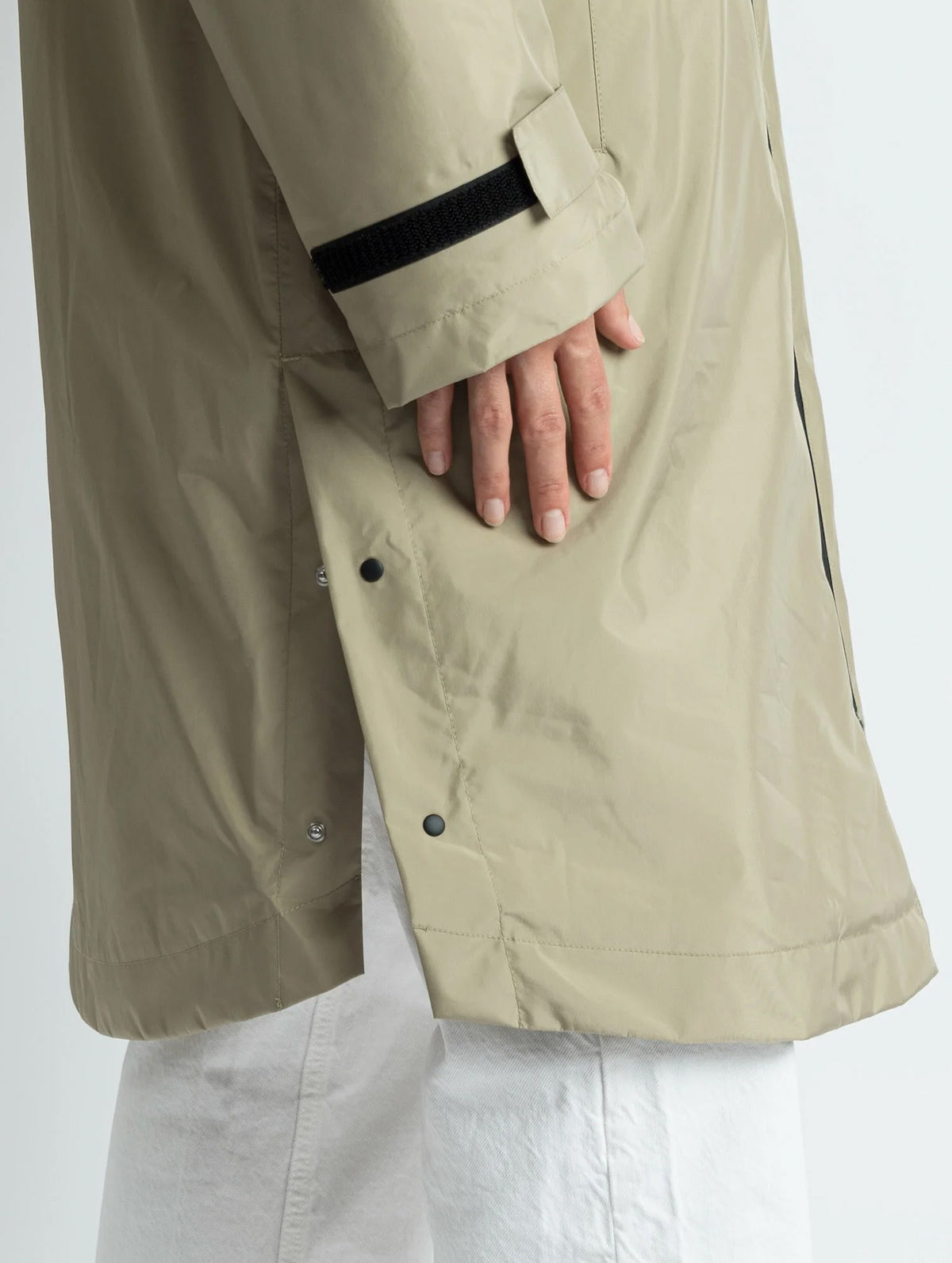 Rain Parka - Pale Olive/Sand