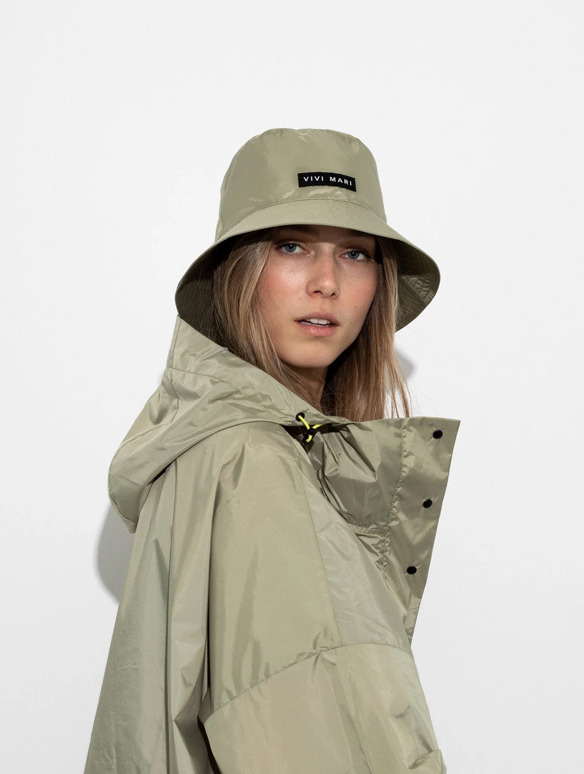 Bucket Hat - Solid Pale Olive