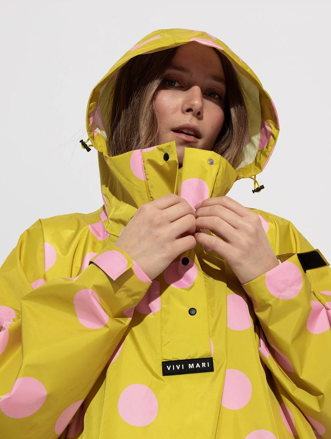 Raincoat - Dots Citrus/Rosé