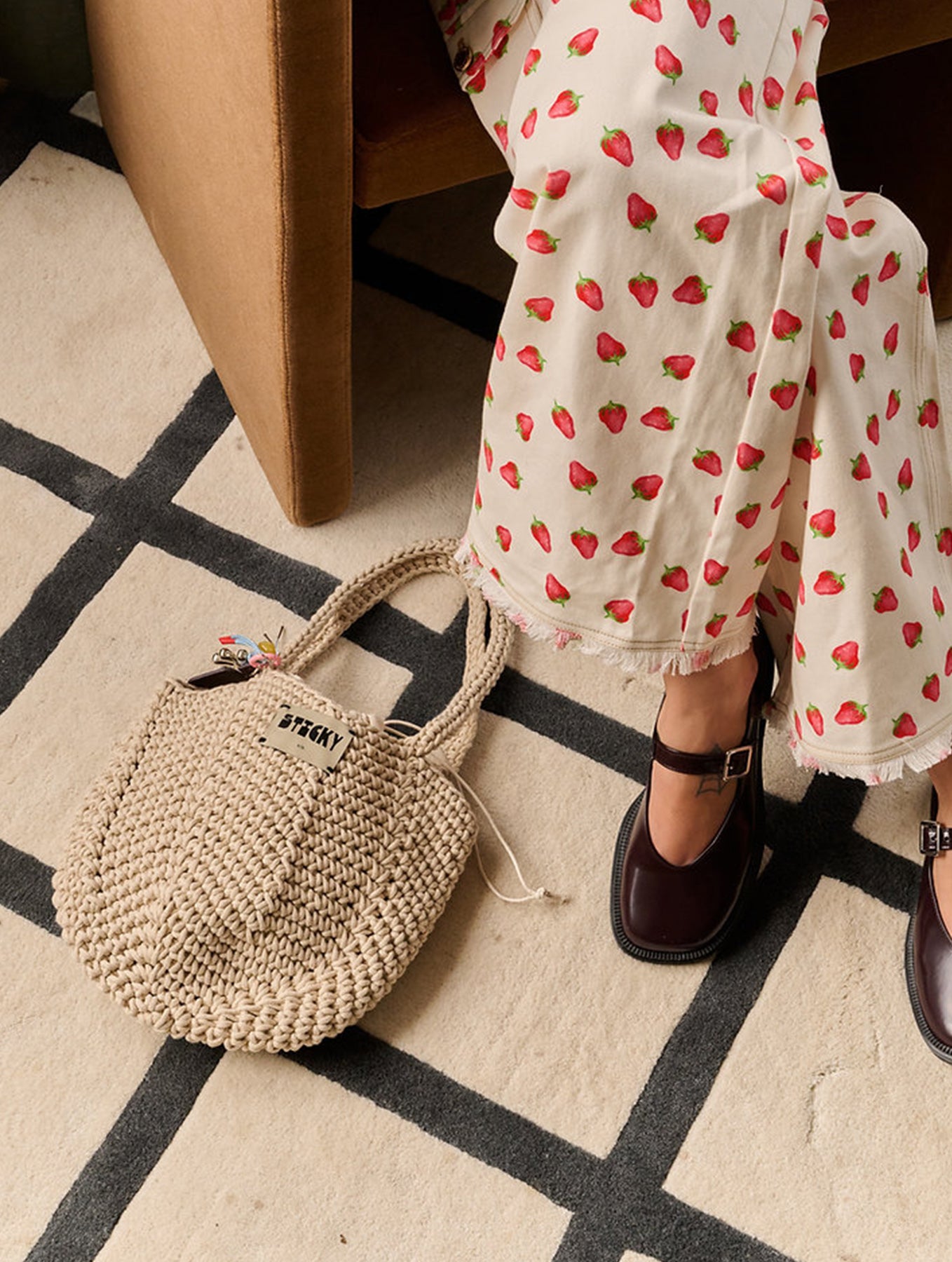 Crochet Bag - Bone