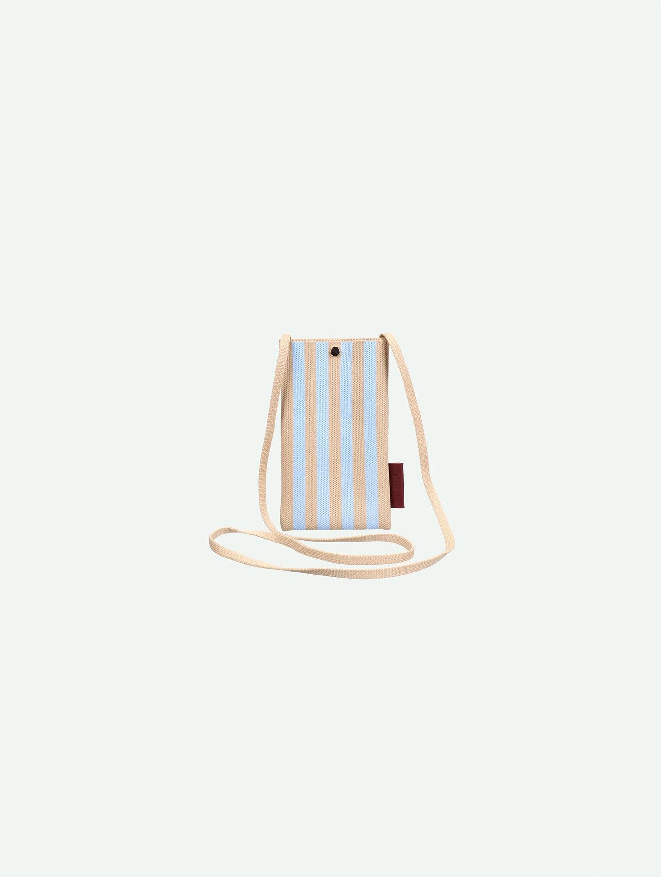 Handytasche - Knitted Stripes | Marzipan + Sky