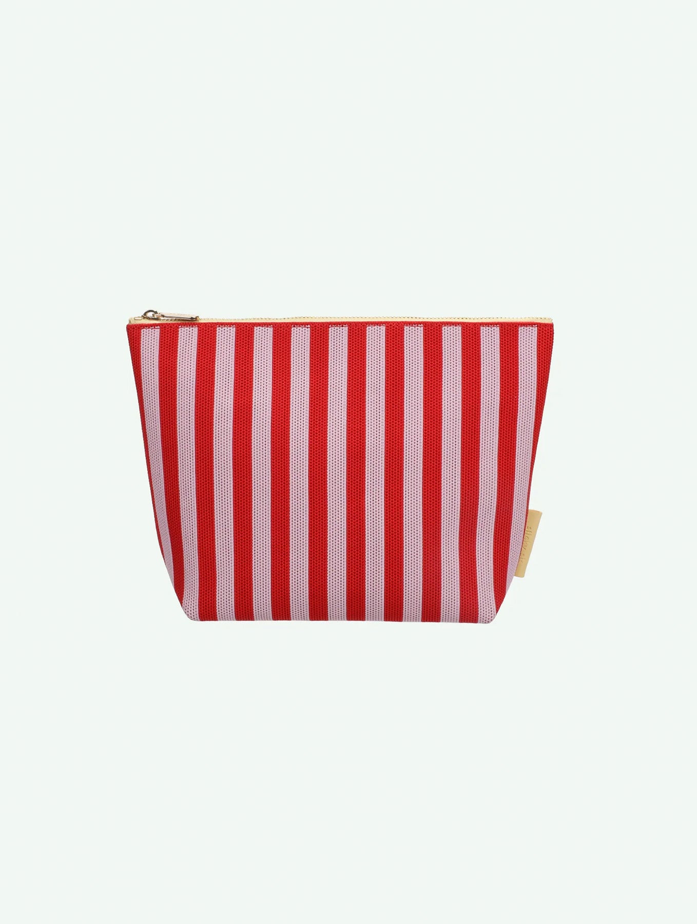 Kosmetiktasche - Knitted Stripes | Cérise + Ballet