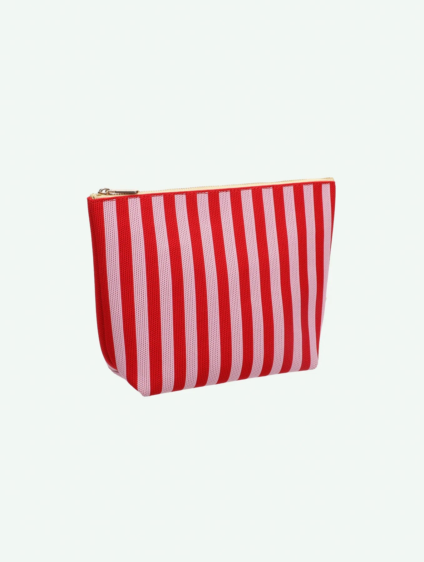Kosmetiktasche - Knitted Stripes | Cérise + Ballet