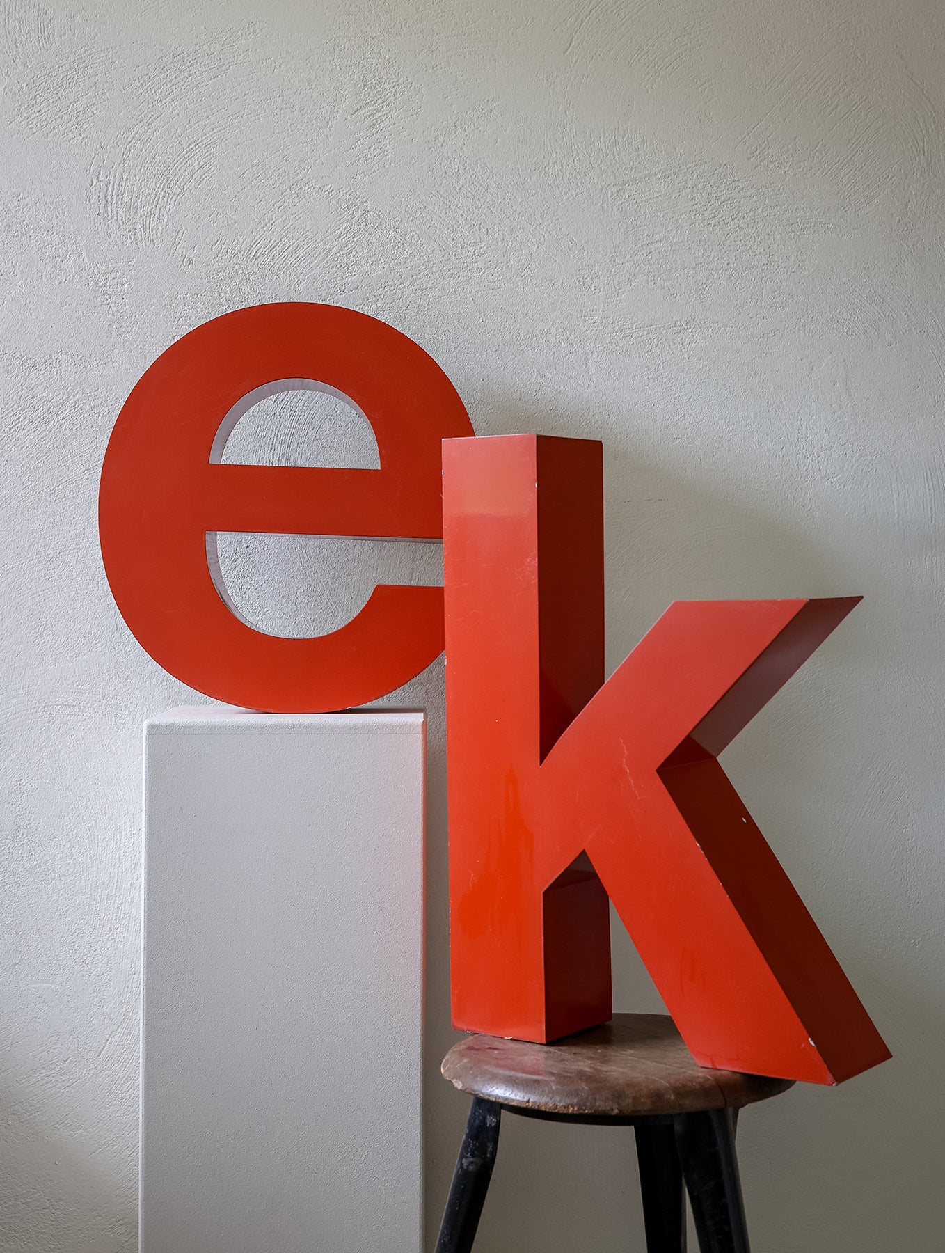 Blechbuchstabe "e"
