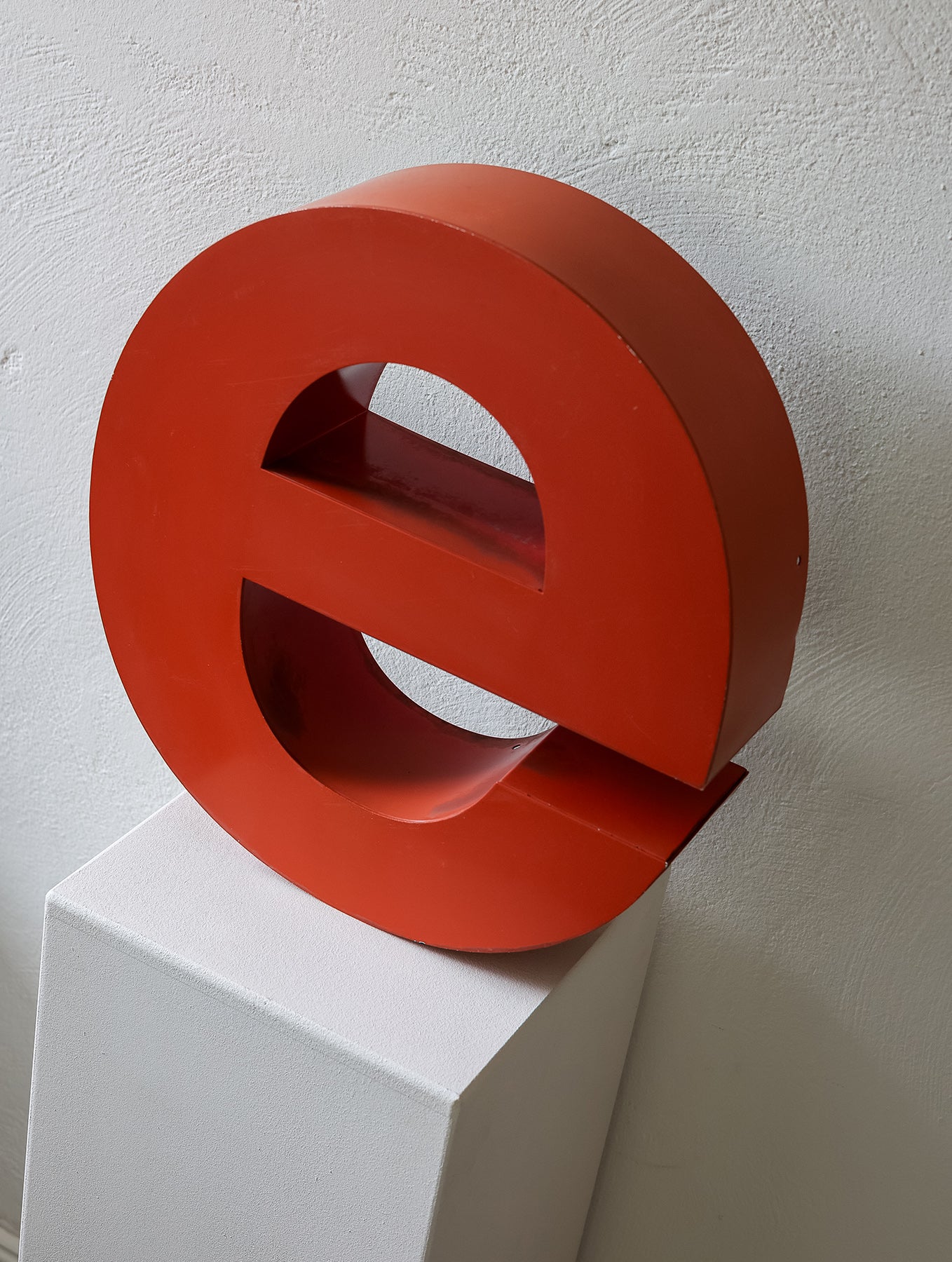 Blechbuchstabe "e"