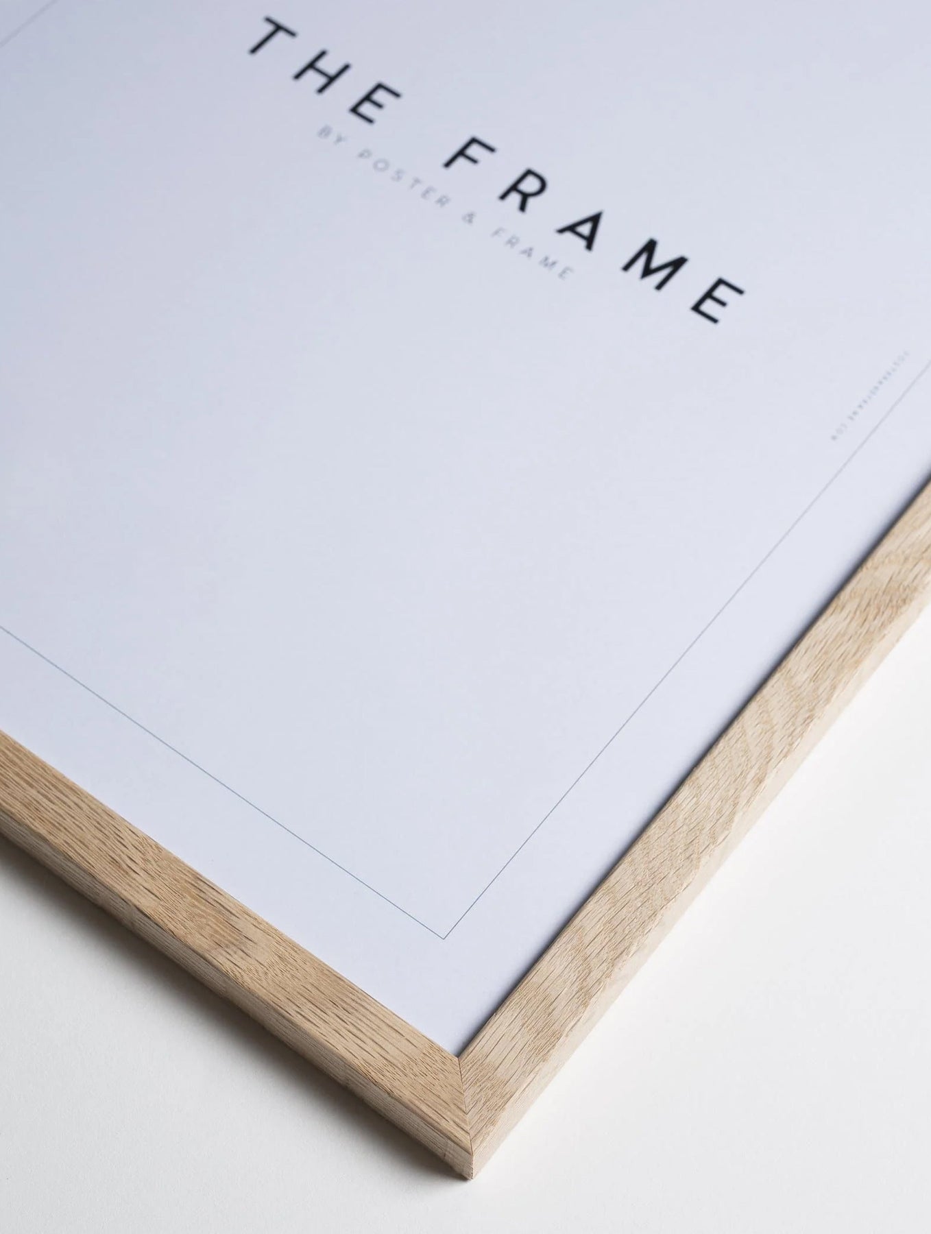 Poster and Frame - Oak