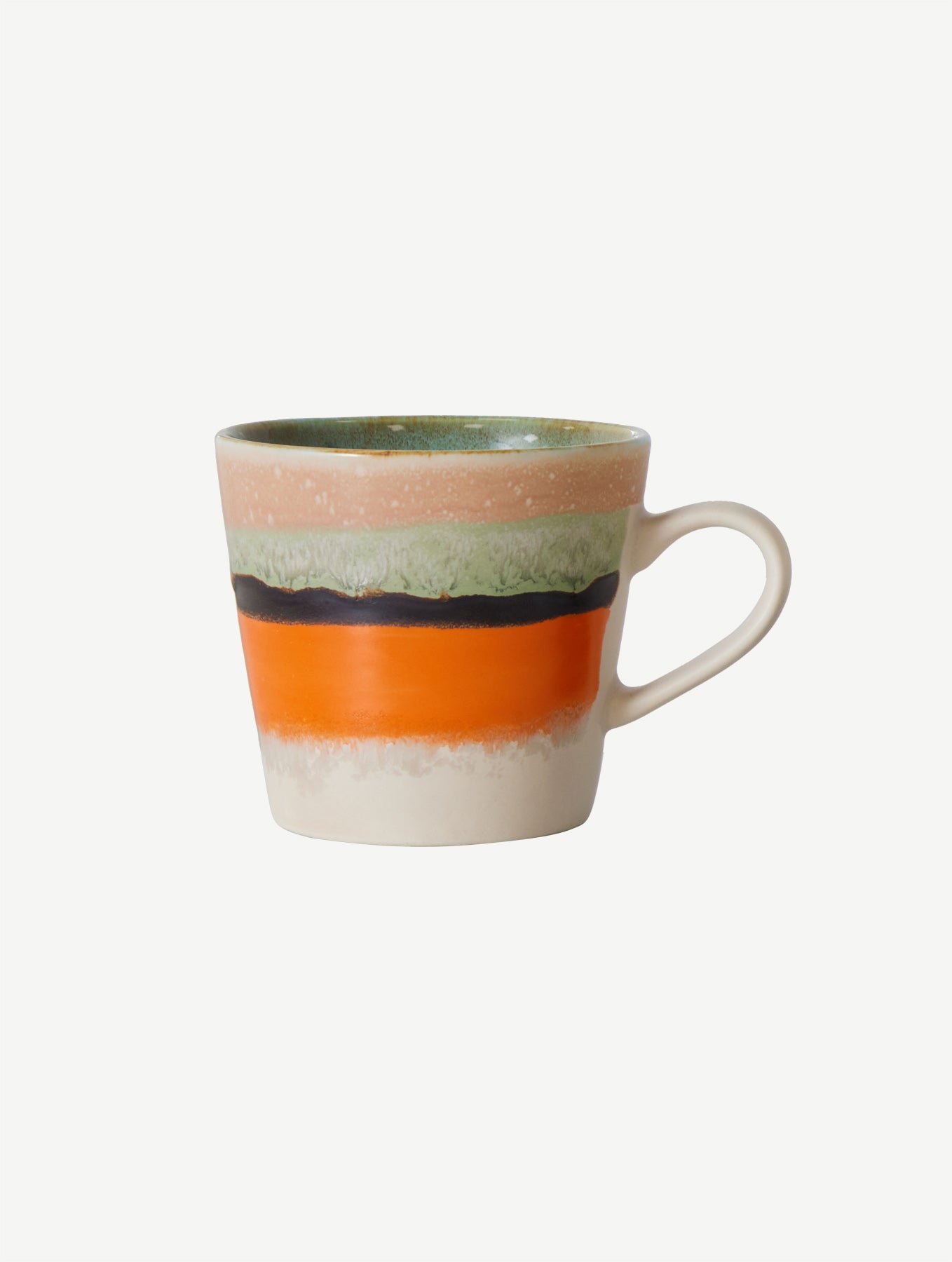 Cappuccino Tasse 70's - Keramik - Serie "Verve"