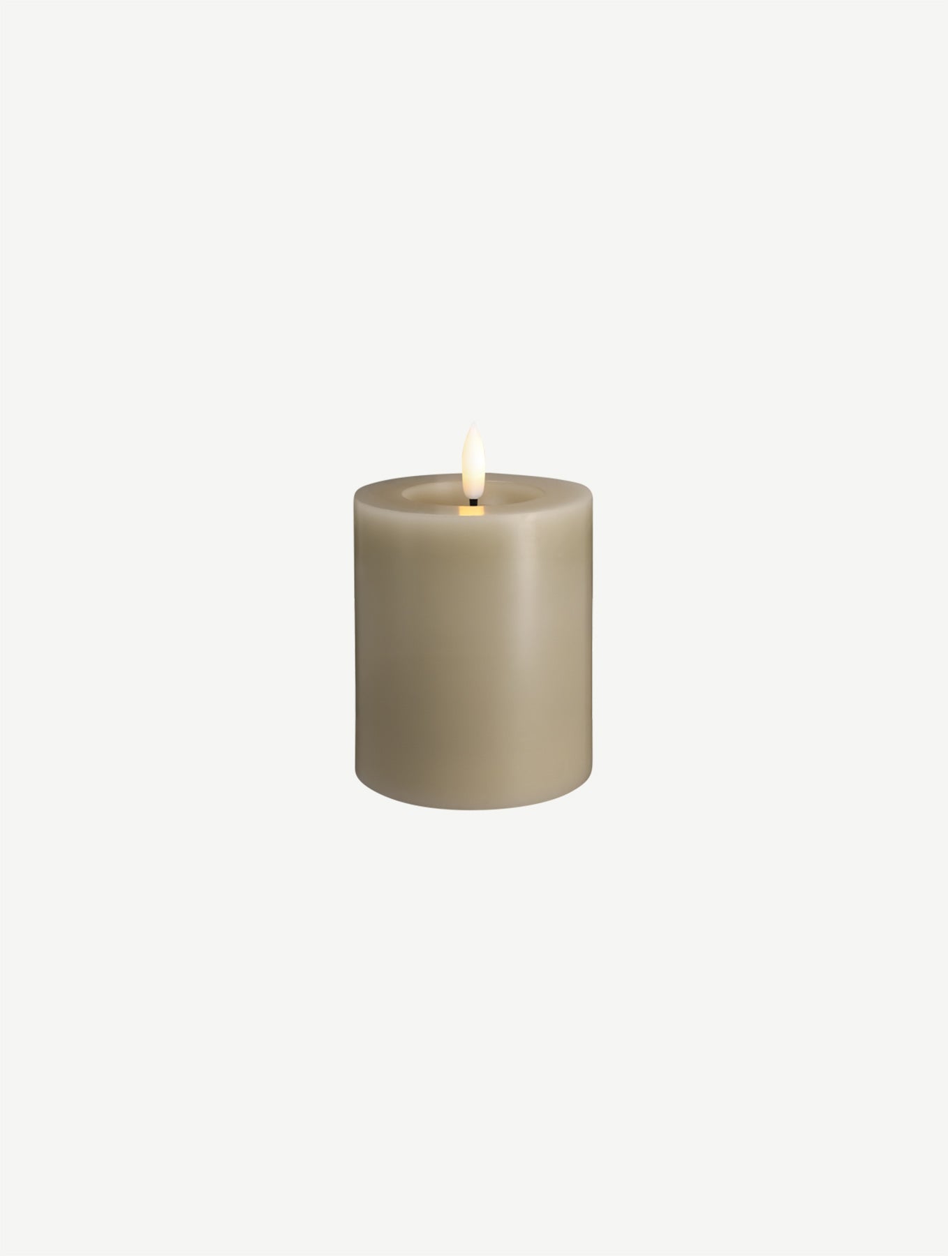 LED-Stumpenkerze - Kit Grey
