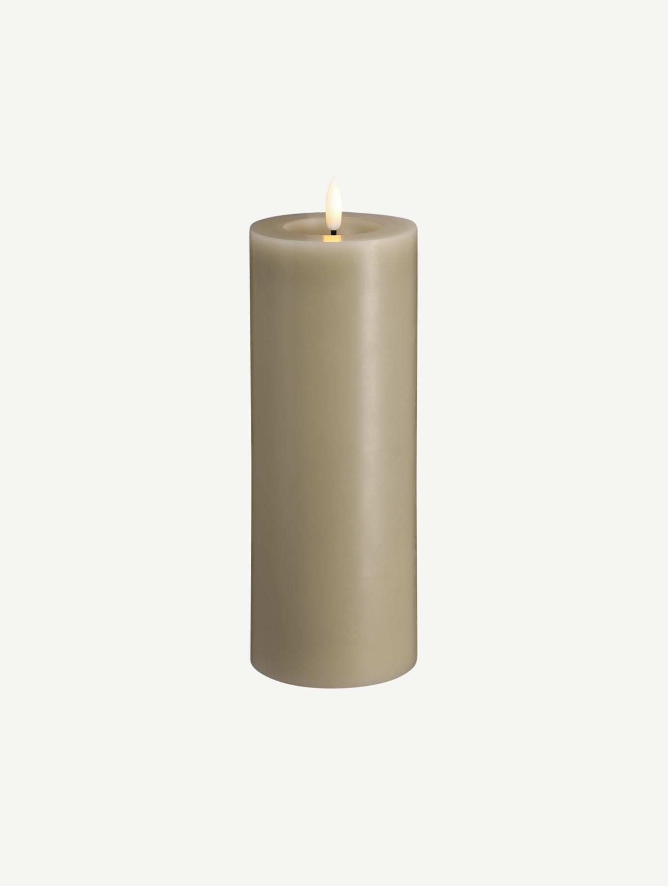 LED-Stumpenkerze - Kit Grey