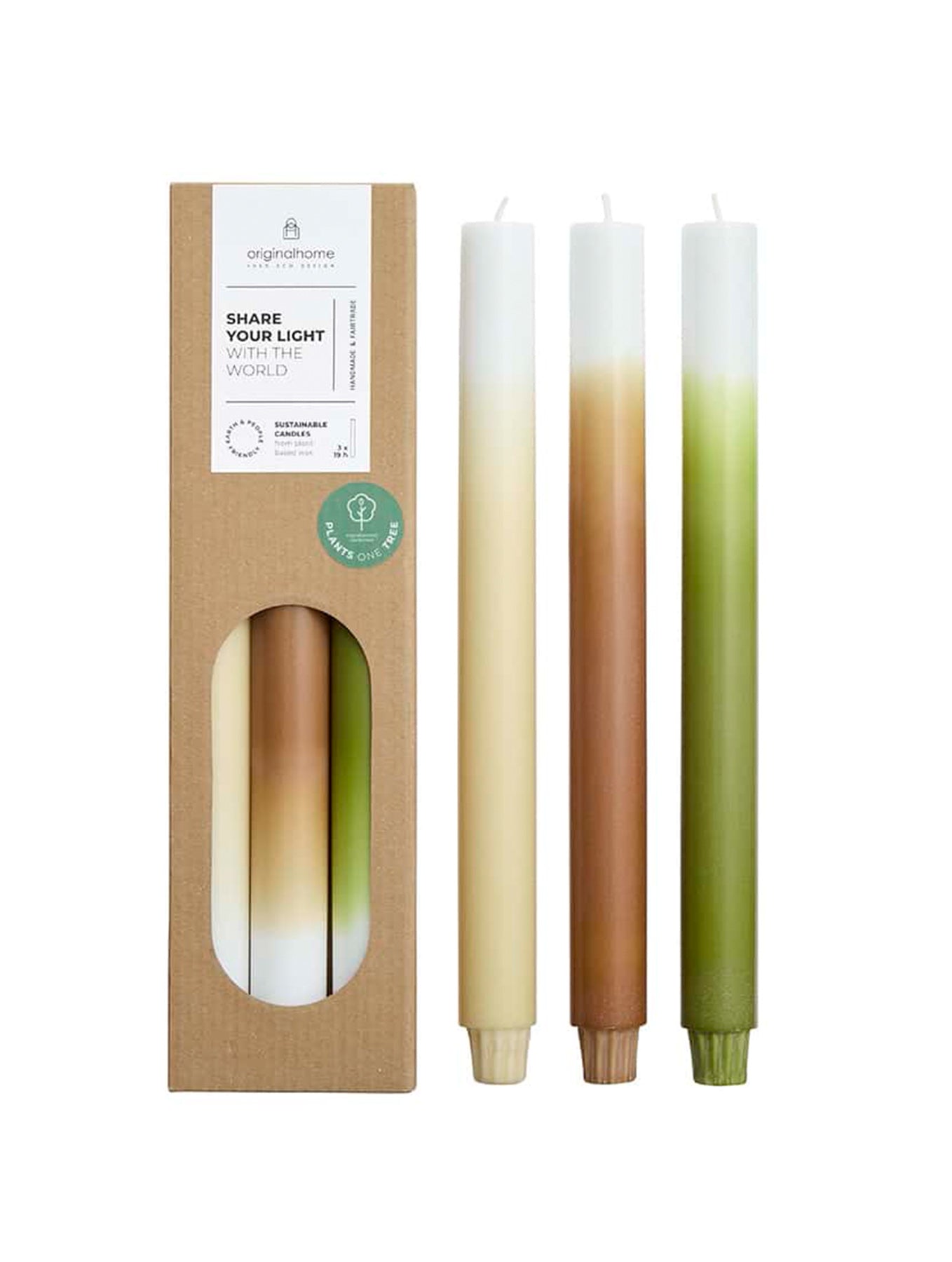 Stabkerzen "Gradient" - 3er-Set