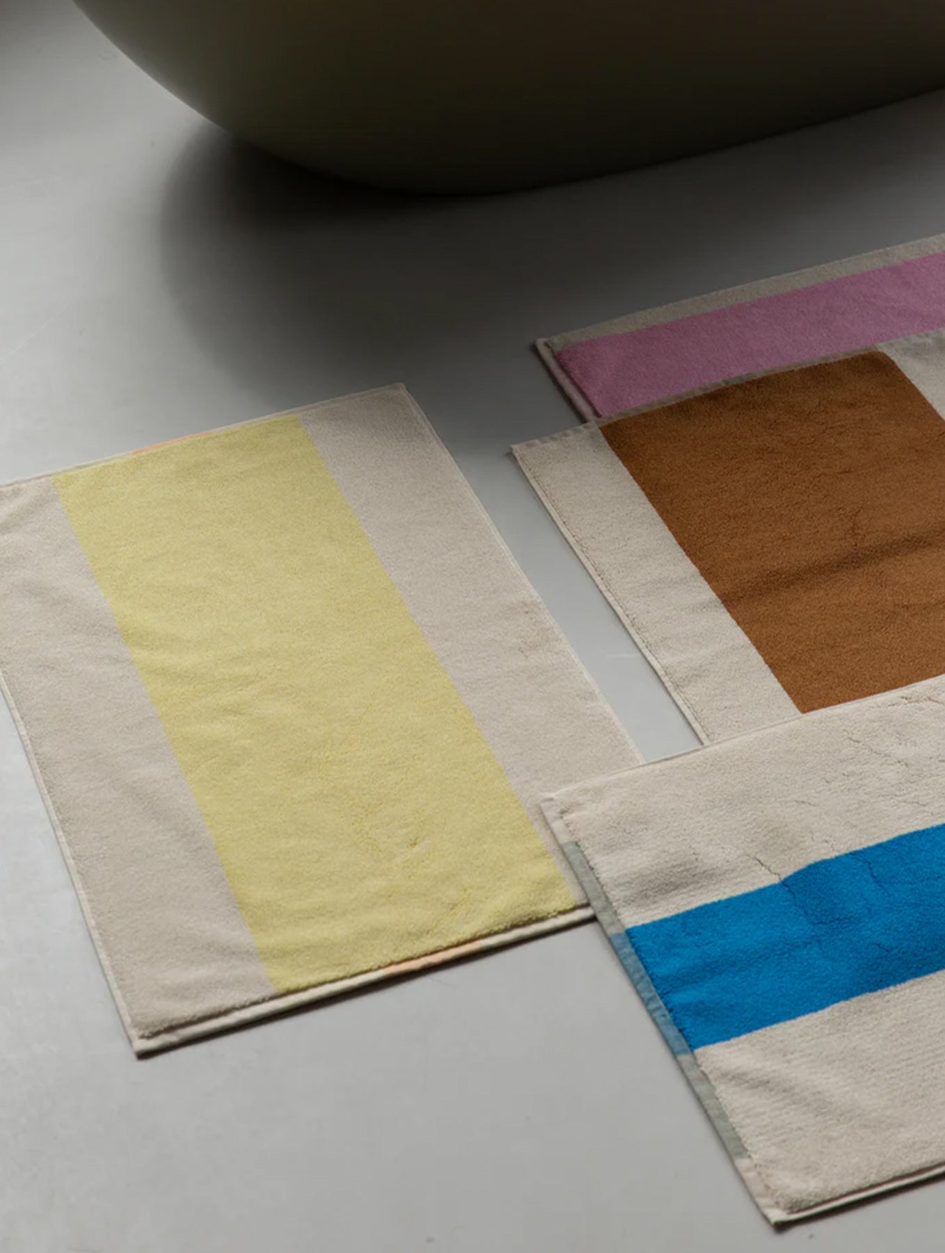 Badematte - Yellow - Orange