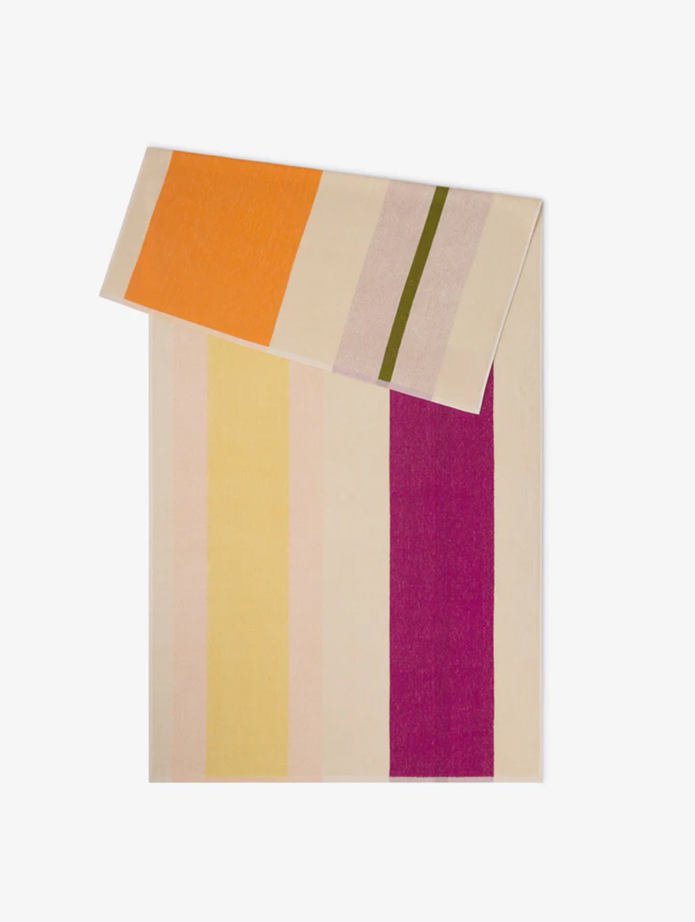 Strandtuch - 90x180 - Yellow Fuchsia Orange Olive