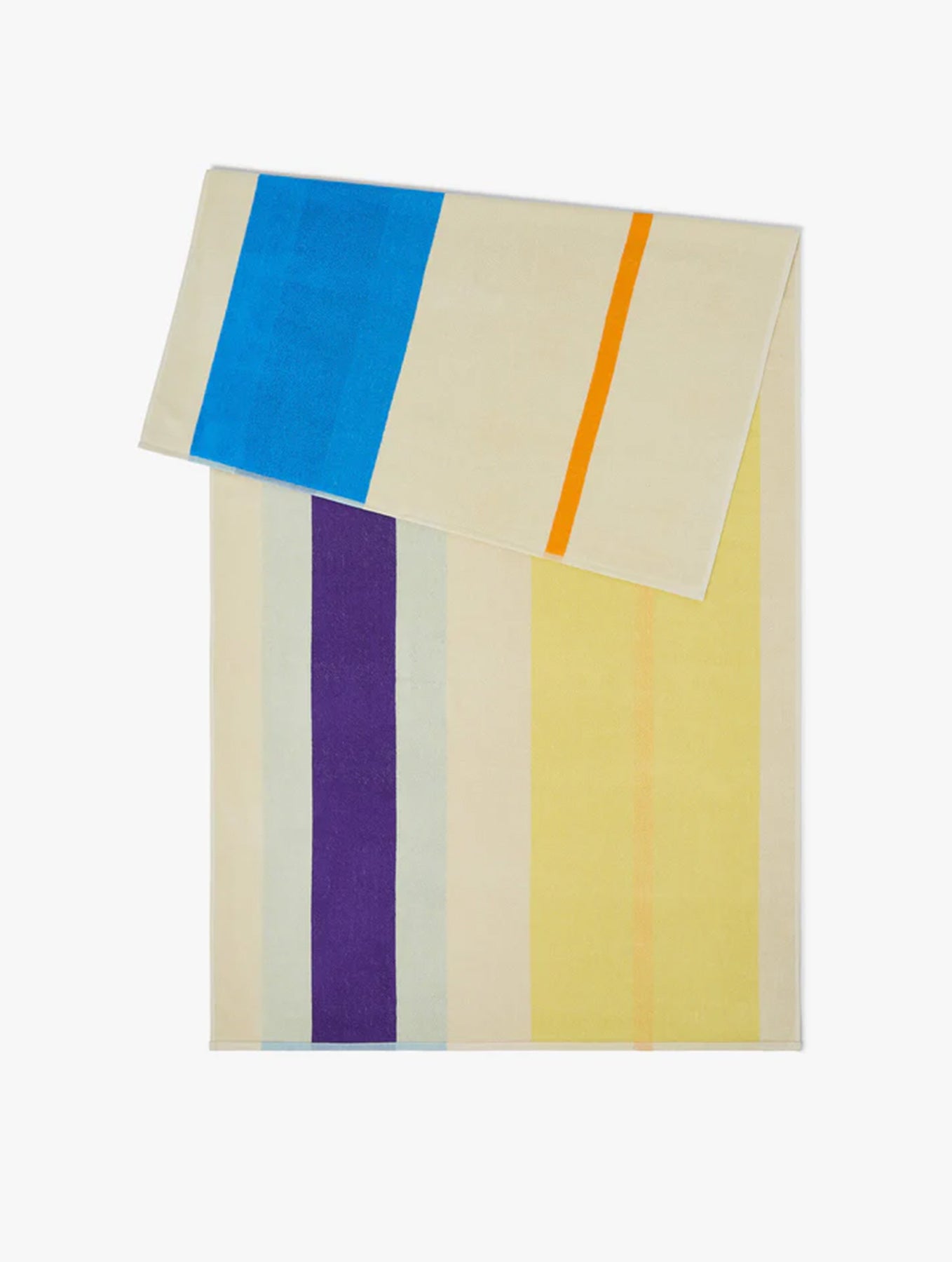 Strandtuch - 90x180 - Aqua Orange Purple Yellow