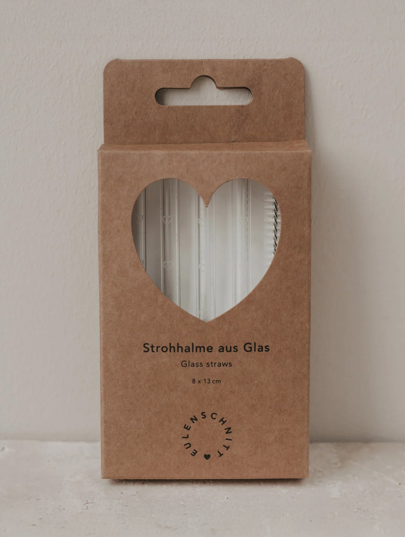 Strohhalme aus Glas - 4er-Set