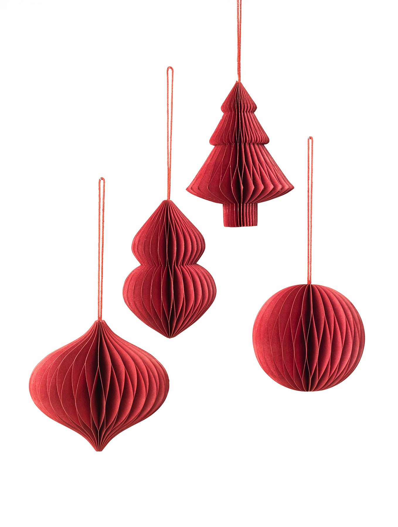 Weihnachtsanhänger - Pompeian Red