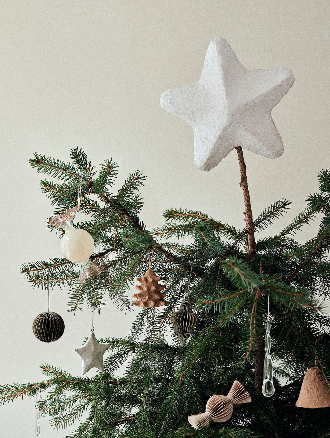 "Candy" Weihnachtsanhänger aus Glas - 2er-Set