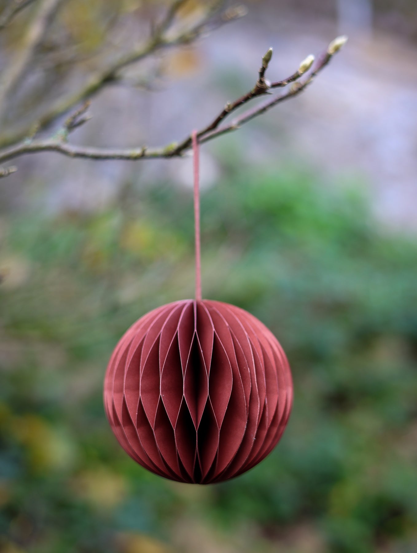 Weihnachtsanhänger - Pompeian Red