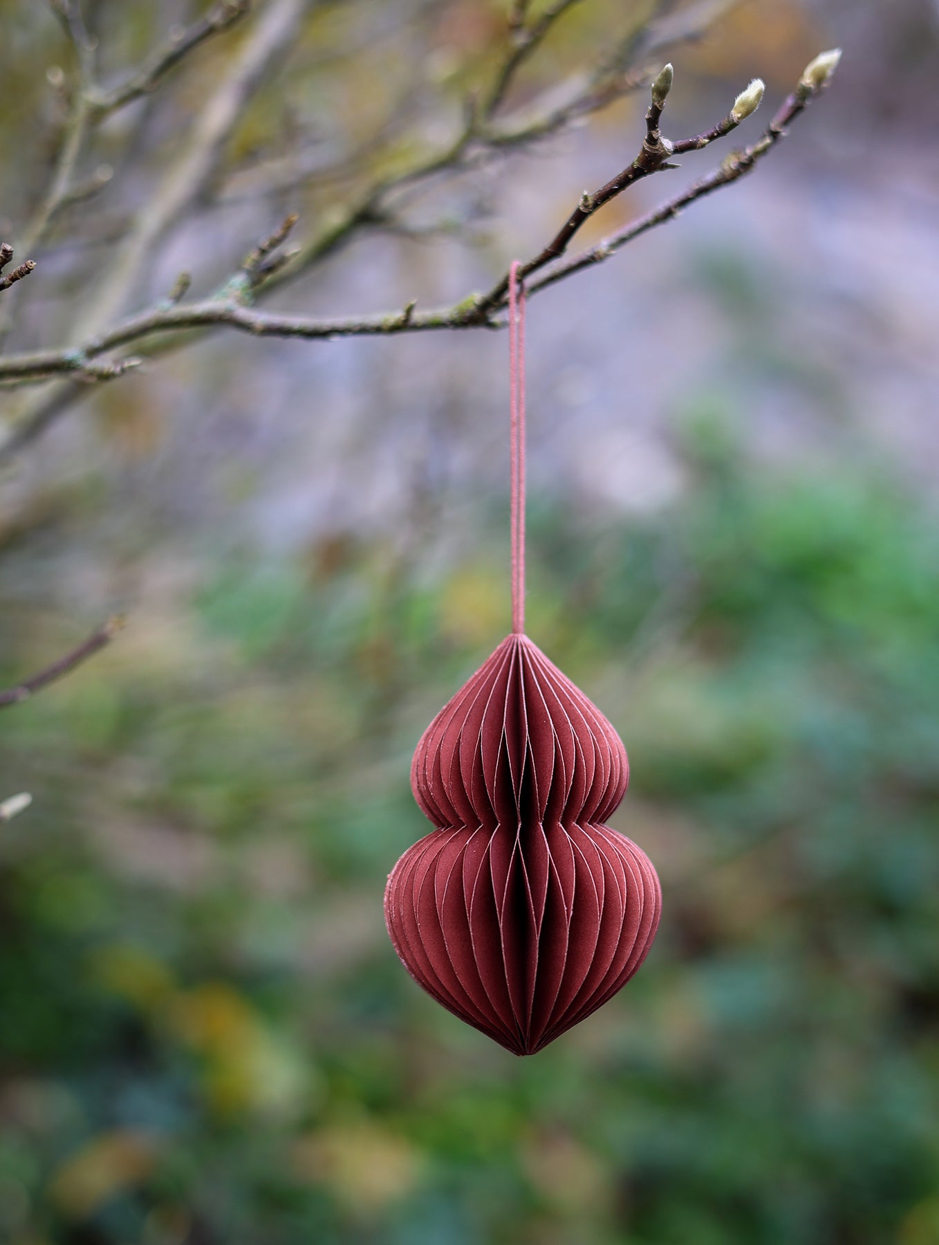 Weihnachtsanhänger - Pompeian Red