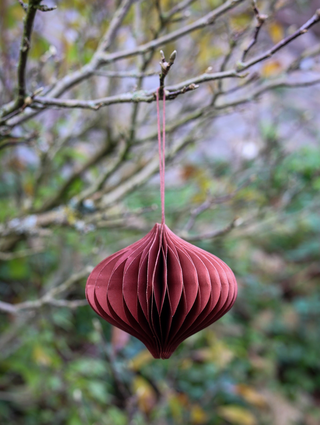 Weihnachtsanhänger - Pompeian Red