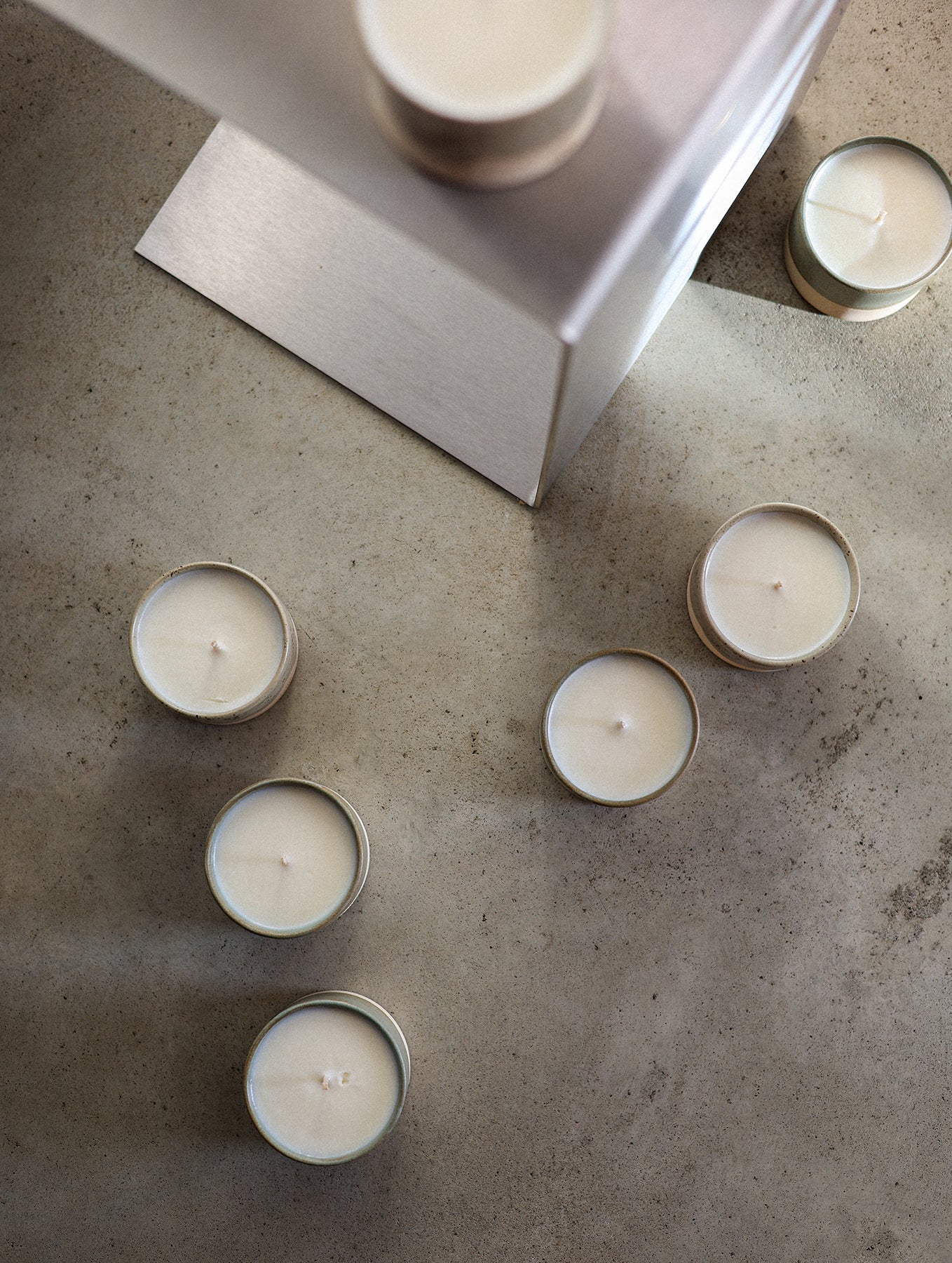 Sojawachskerze in Keramik "Calma"