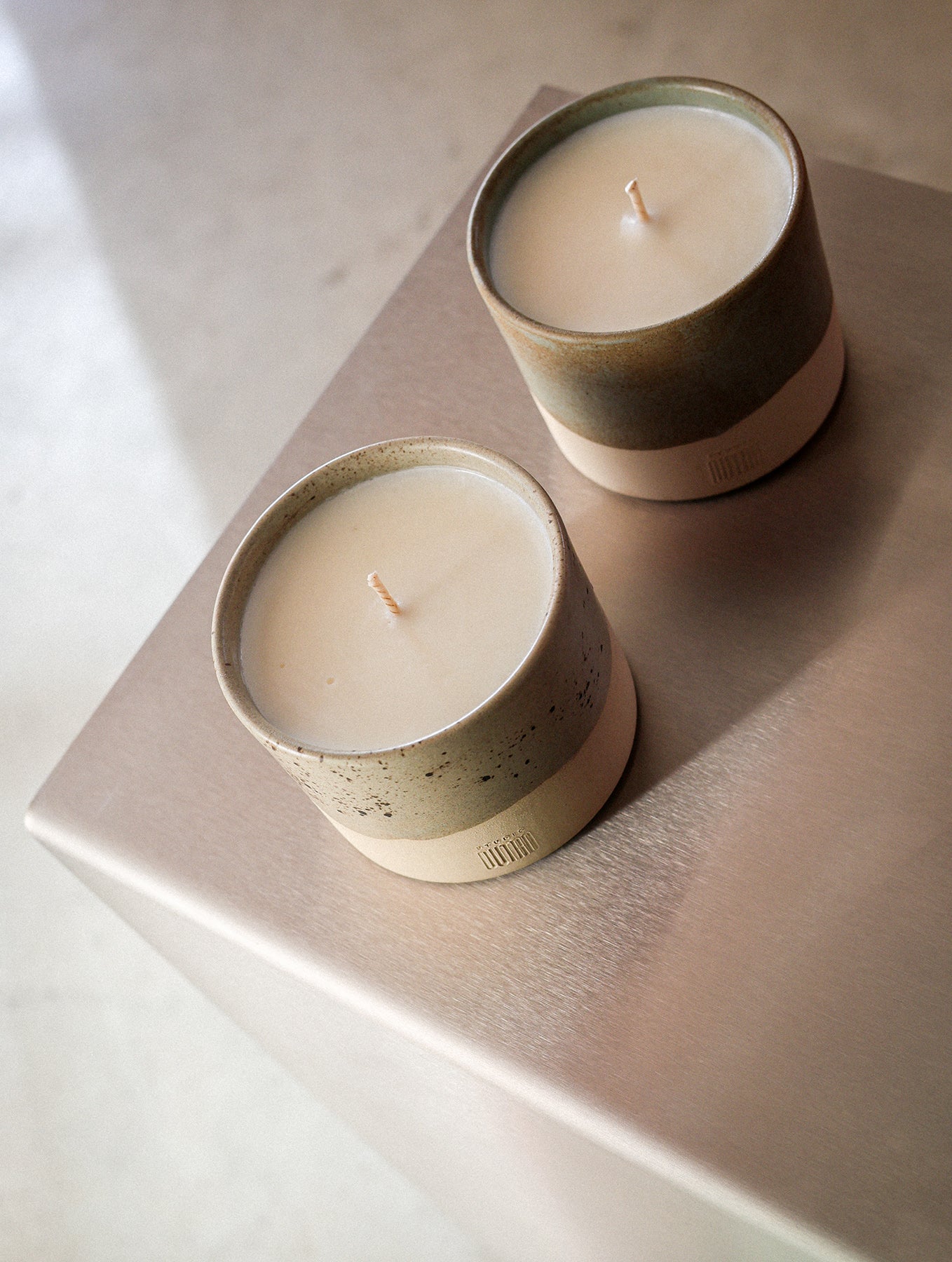 Sojawachskerze in Keramik "Calma"