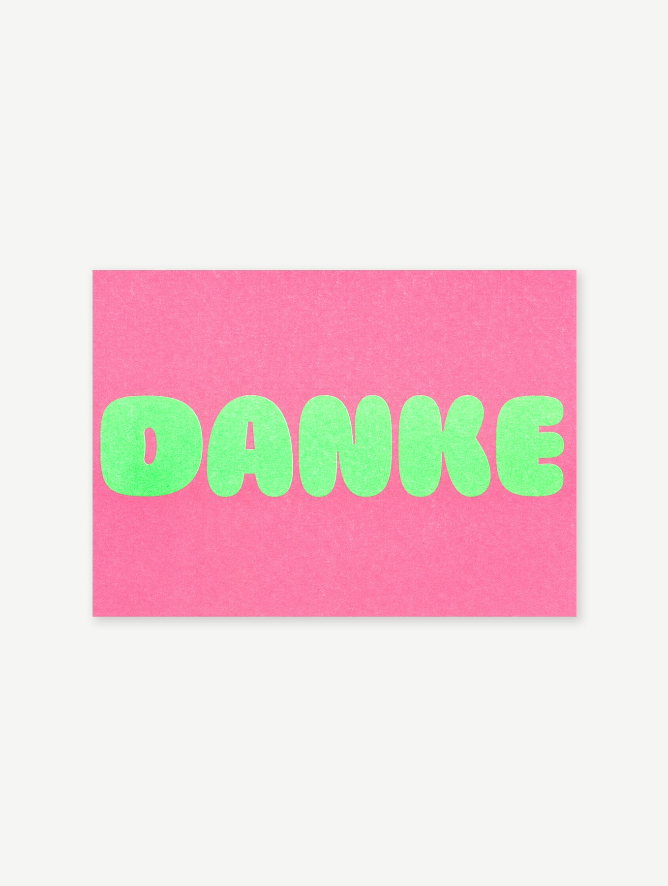 Postkarte "Danke"